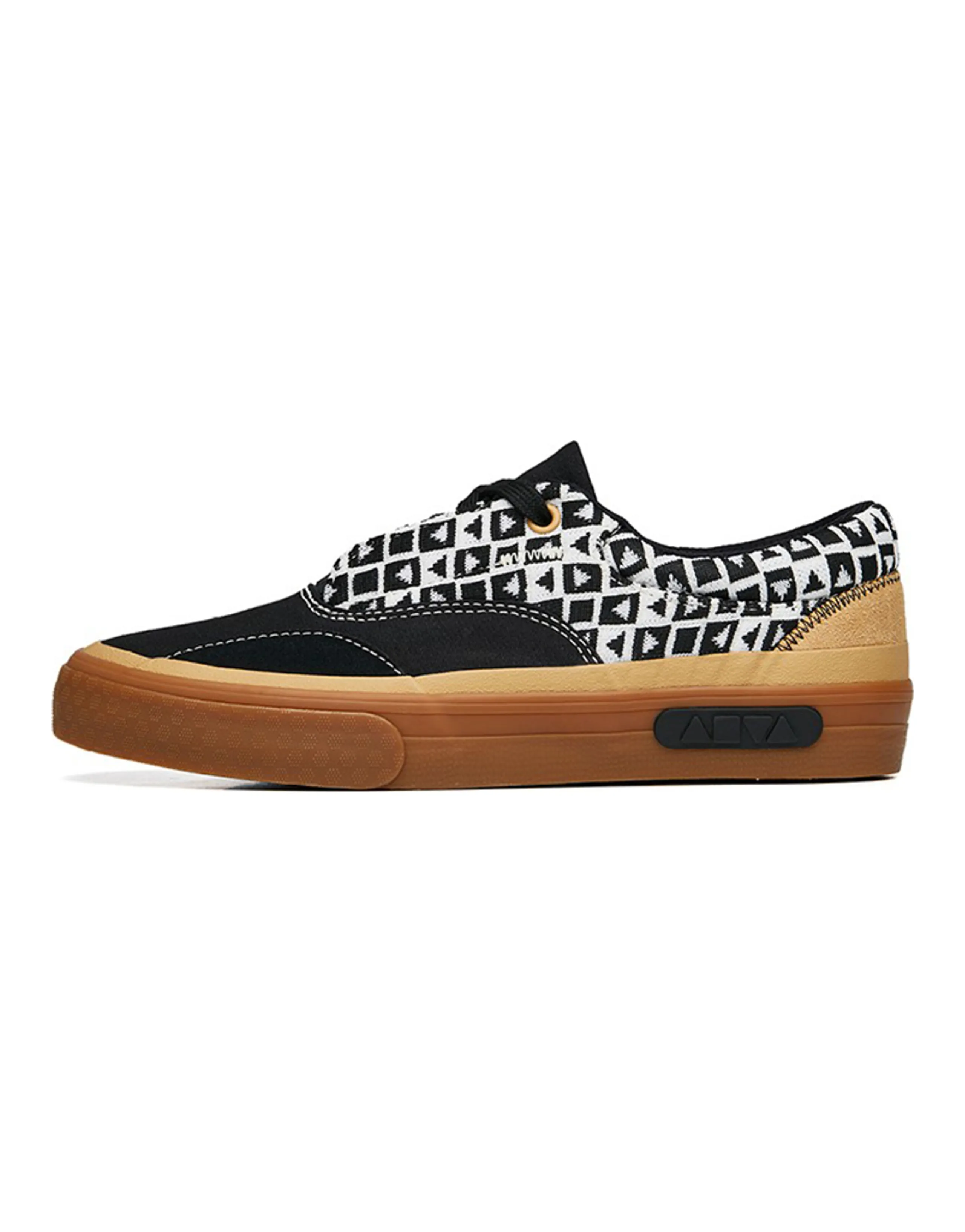 Anta Ao Li Low-Top Skateboard Shoes Women's Black White