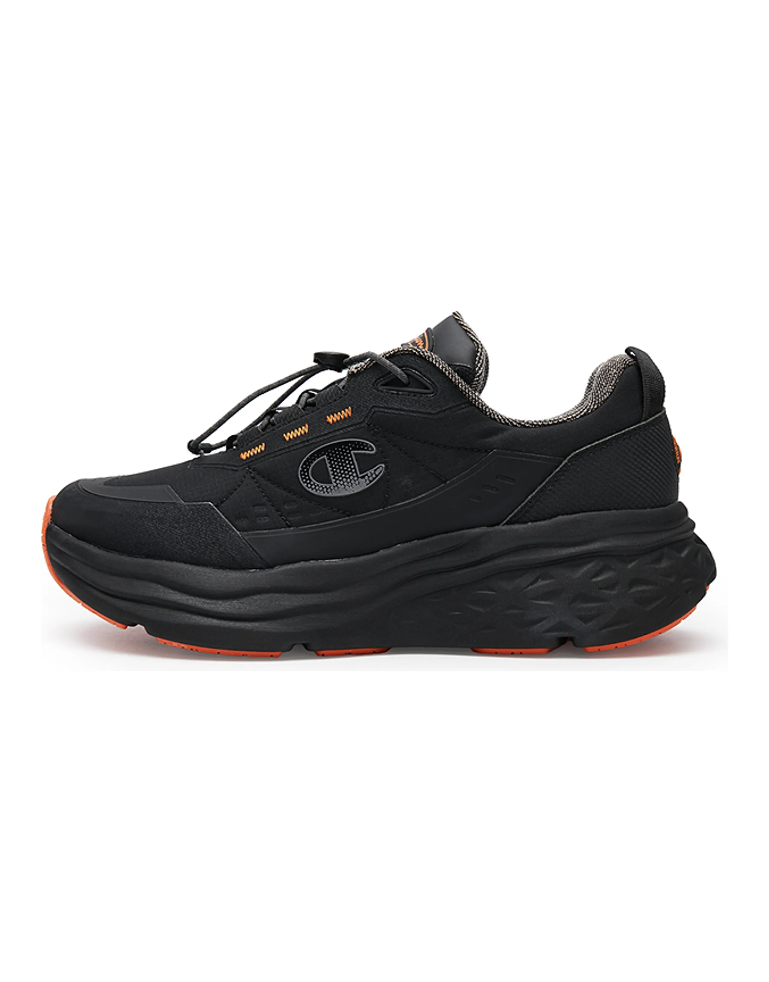 Champion Low-Top Running Shoes Men's Black/Oxidized Orange