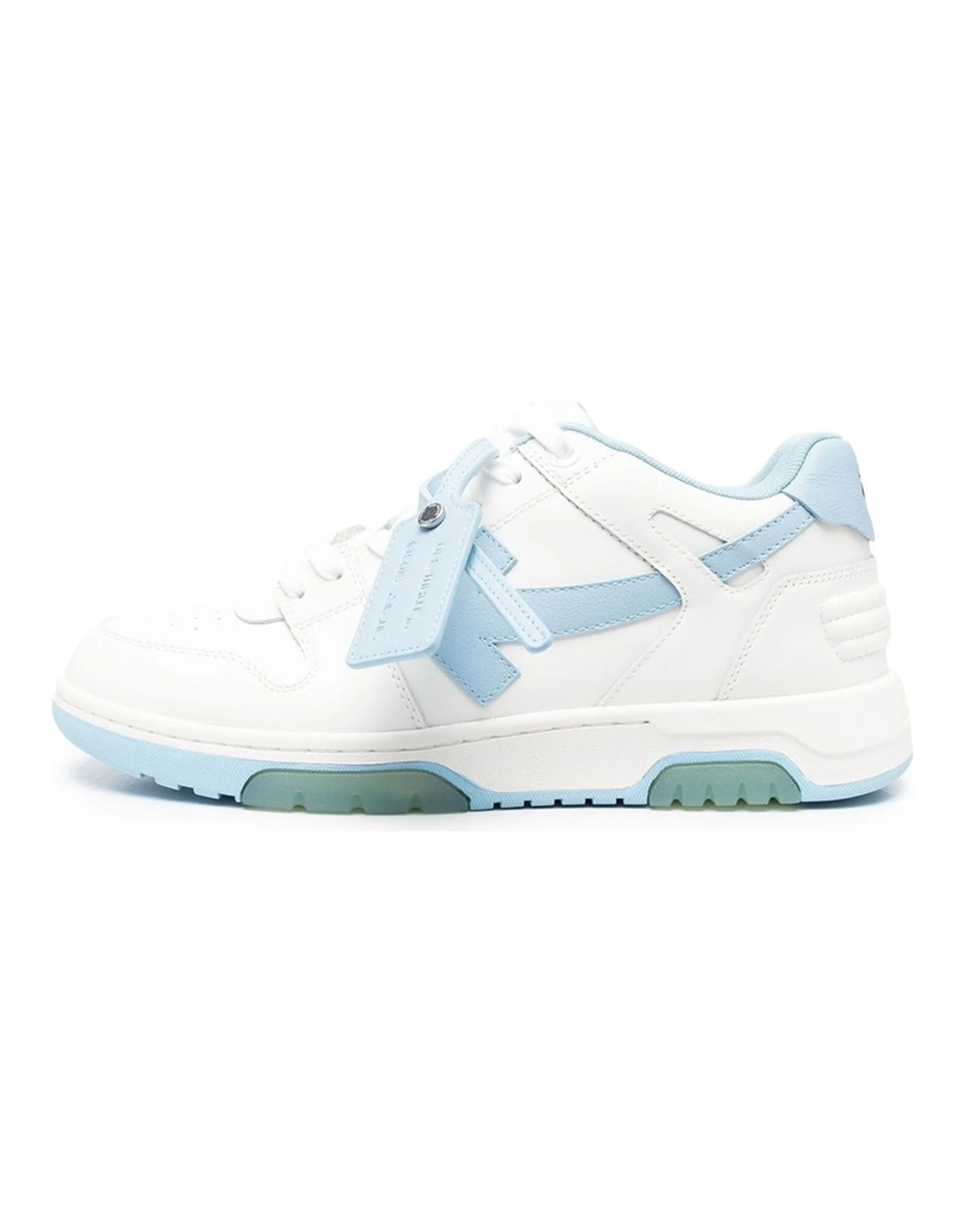 OFF WHITE Out Of Office Leather Sneakers 'White Blue'
