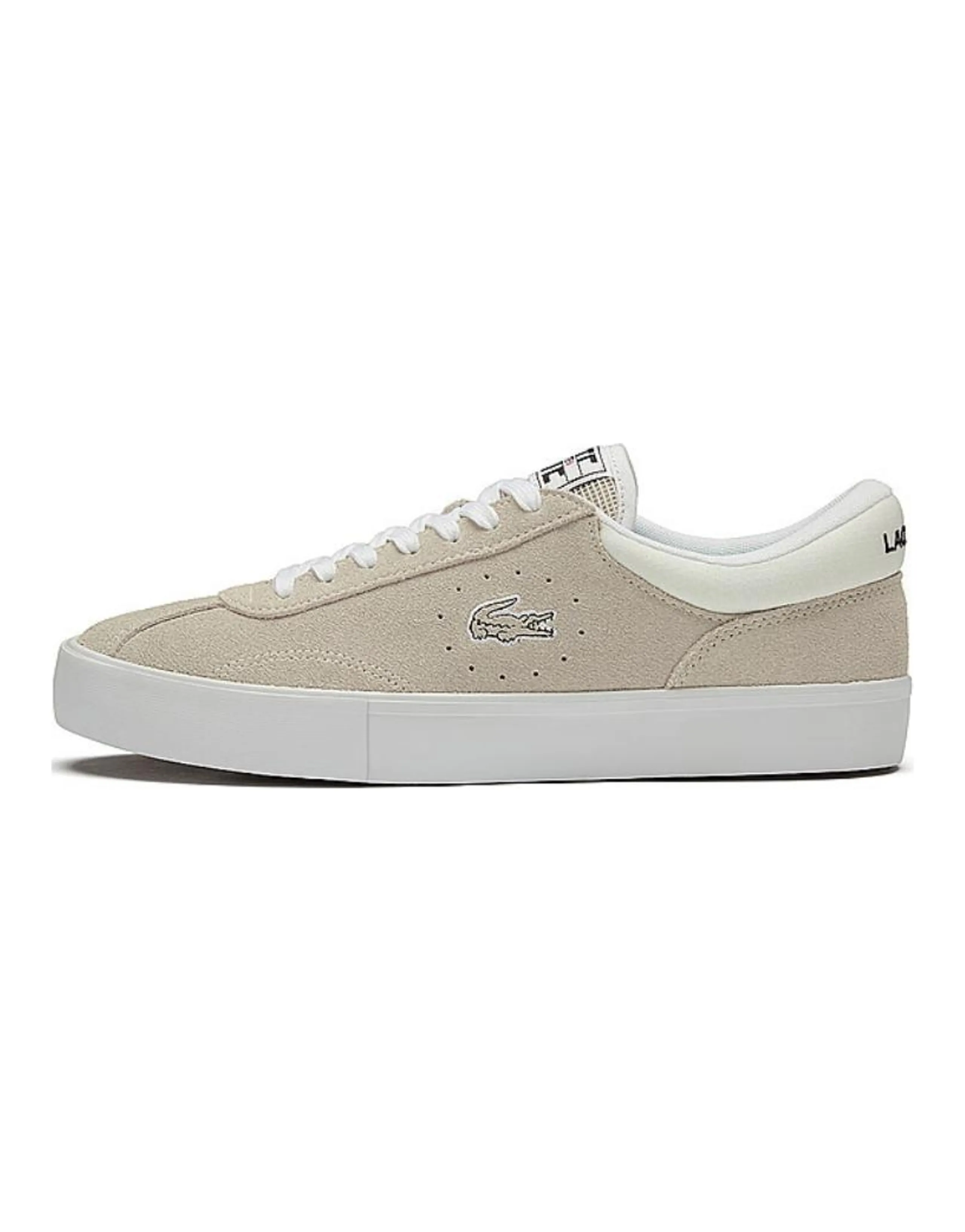 LACOSTE Skateboard Shoes Men Low-Top Light Brown
