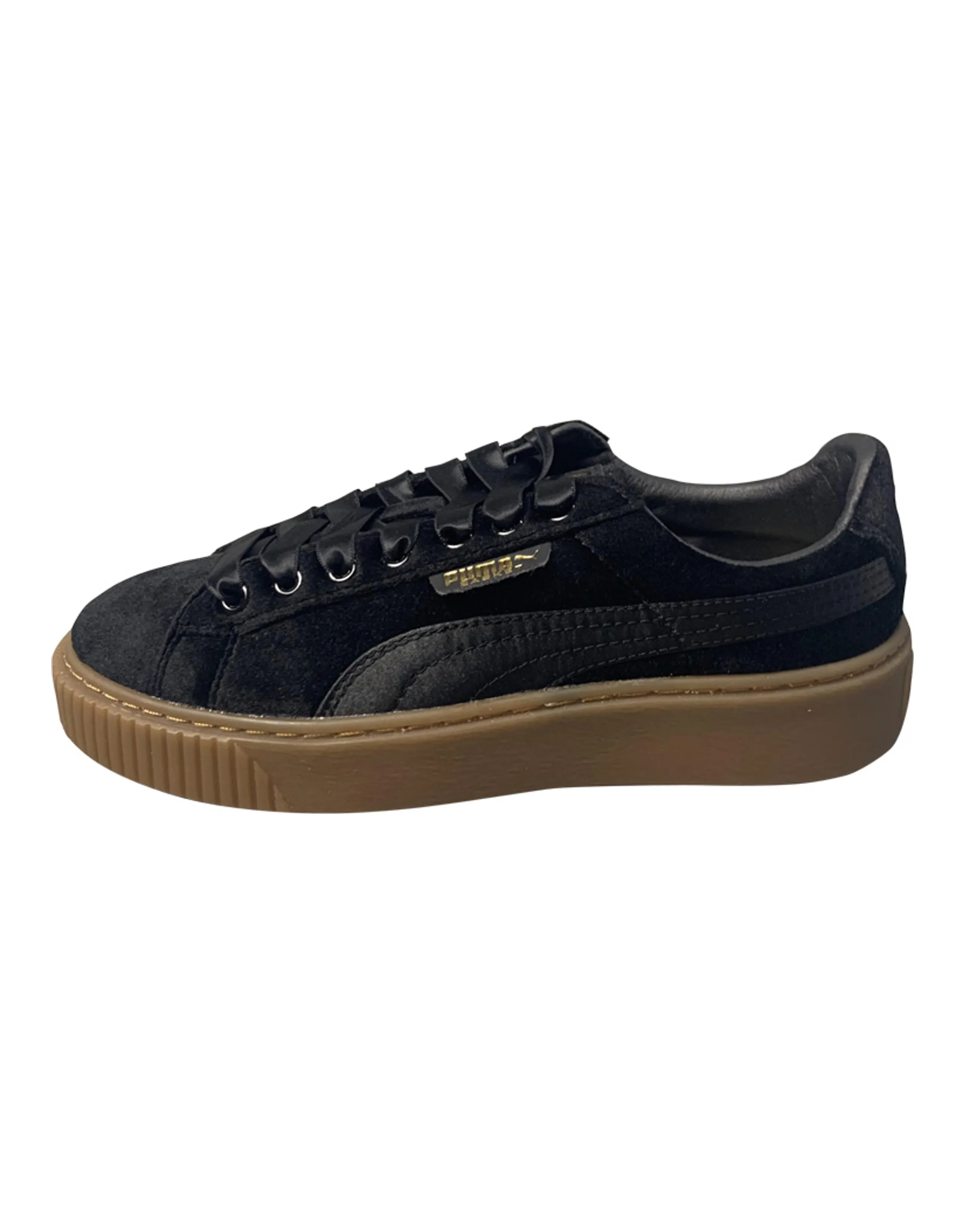 PUMA Suede Platform 'Black' Women's
