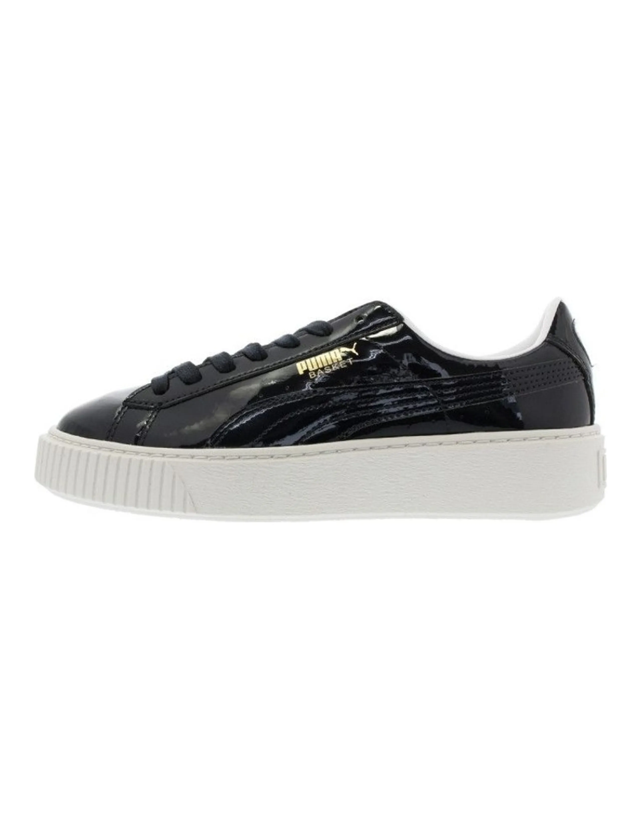 PUMA Basket Platform Patent Peacoat Women's