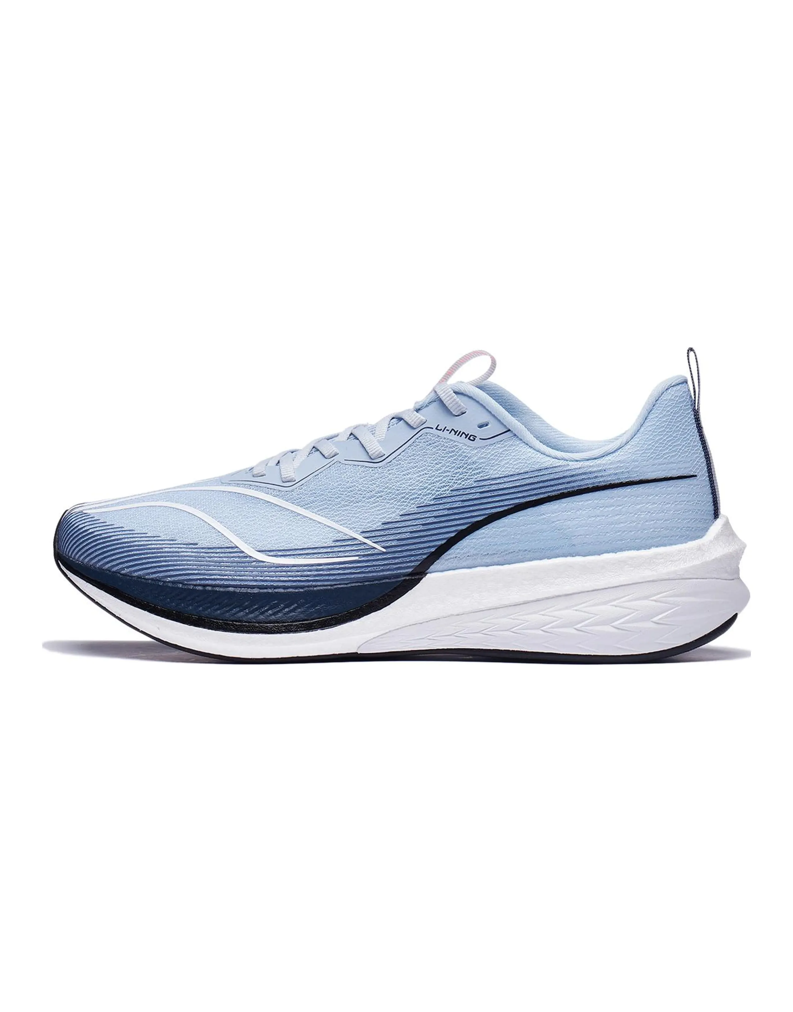 LiNing Red Hare 6 Pro Anti Slip And Wear Resistant Breathable Low Top Sprint Running Shoes Men's Clear Sky Blue
