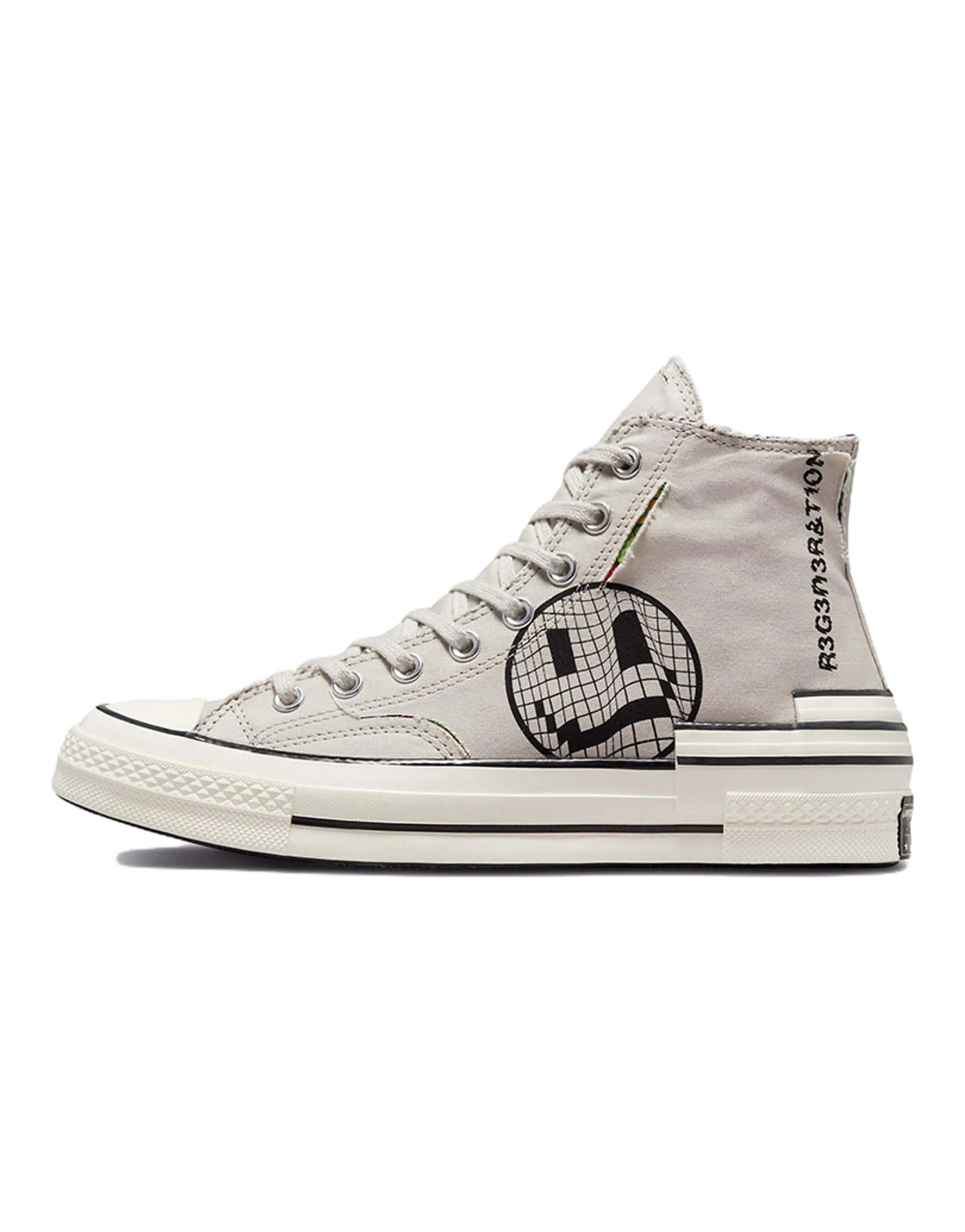 Converse Chuck Taylor All Star 70 Hi Hacked Heel Tear Away Light Bone