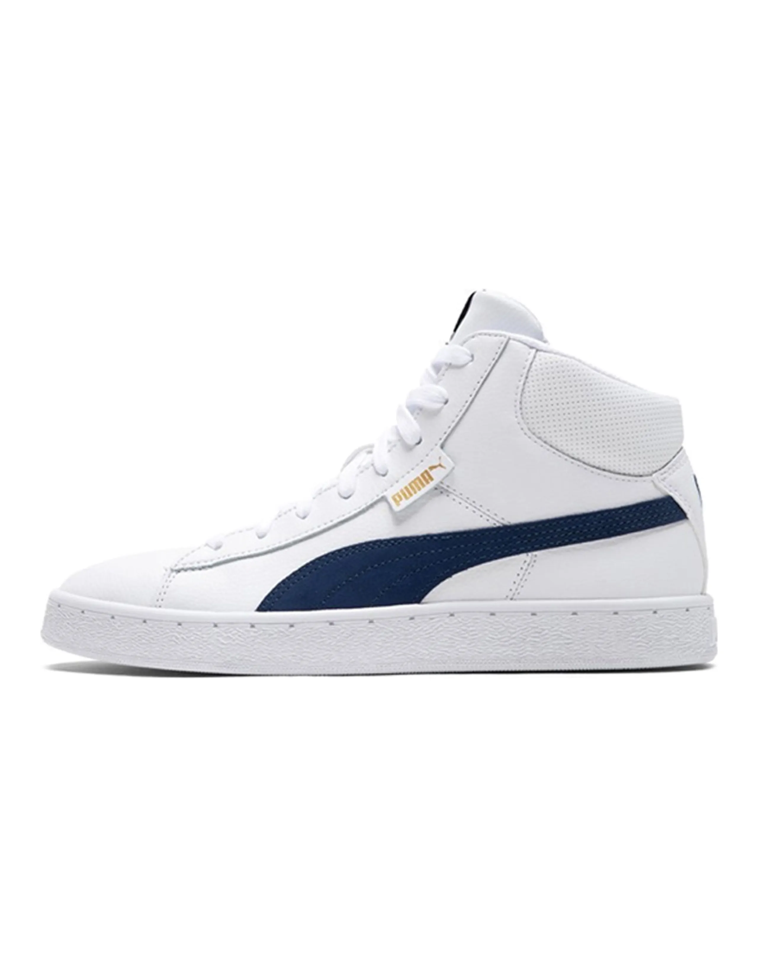 PUMA 1948 Mid Cozy Breathable Mid Tops Casual Skateboarding Shoes Unisex White