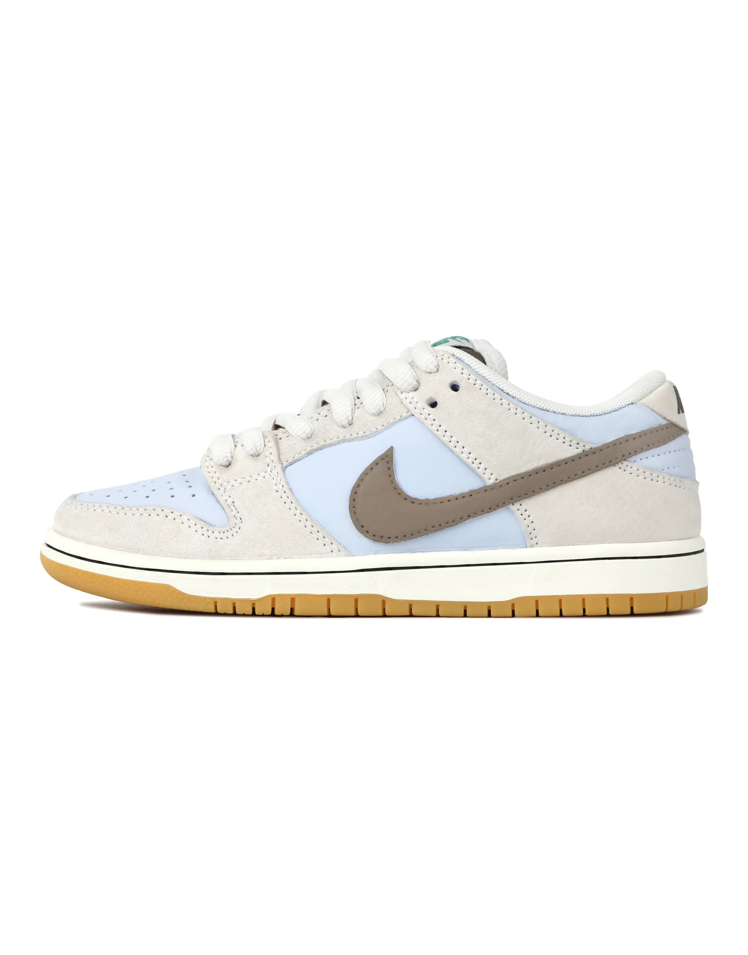 [Custom Sneakers] Nike Dunk SB '97 Light Blue Mocha' Unisex Low-Top Sneakers, Beige-Light Blue