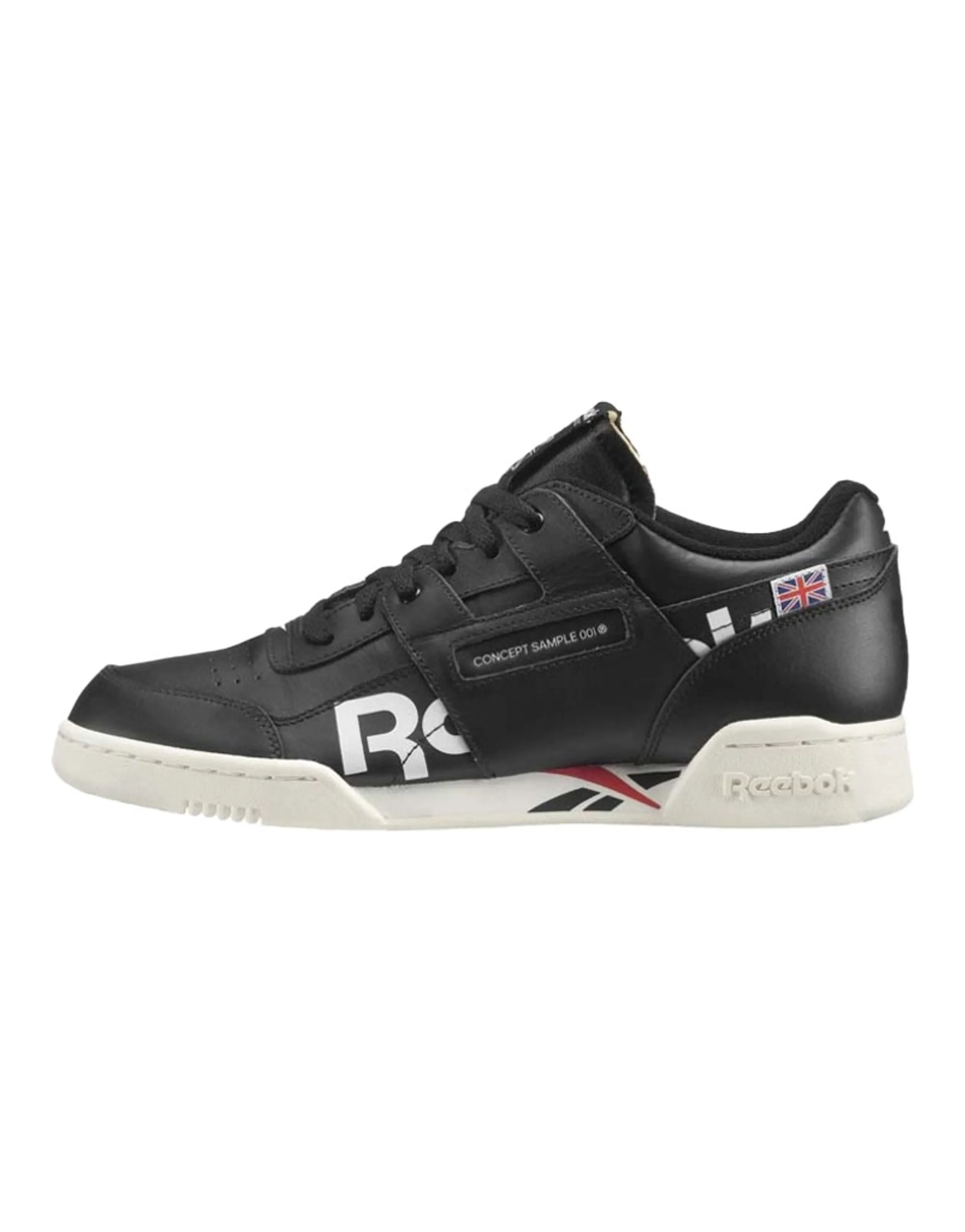 Reebok Workout Skate Shoes 'Black White'