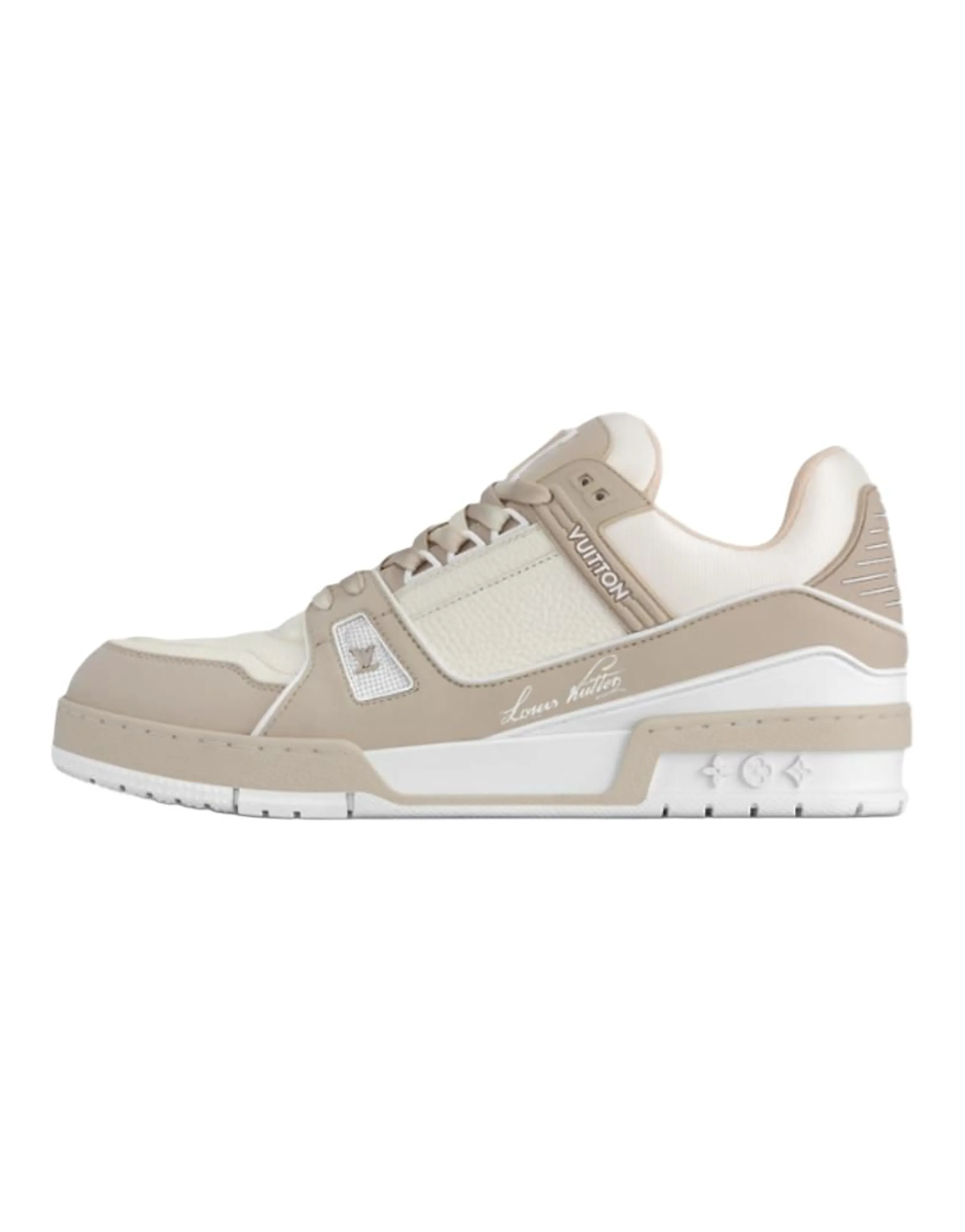 LOUIS VUITTON Trainer Low-Top Skateboard Shoes Unisex Light Green