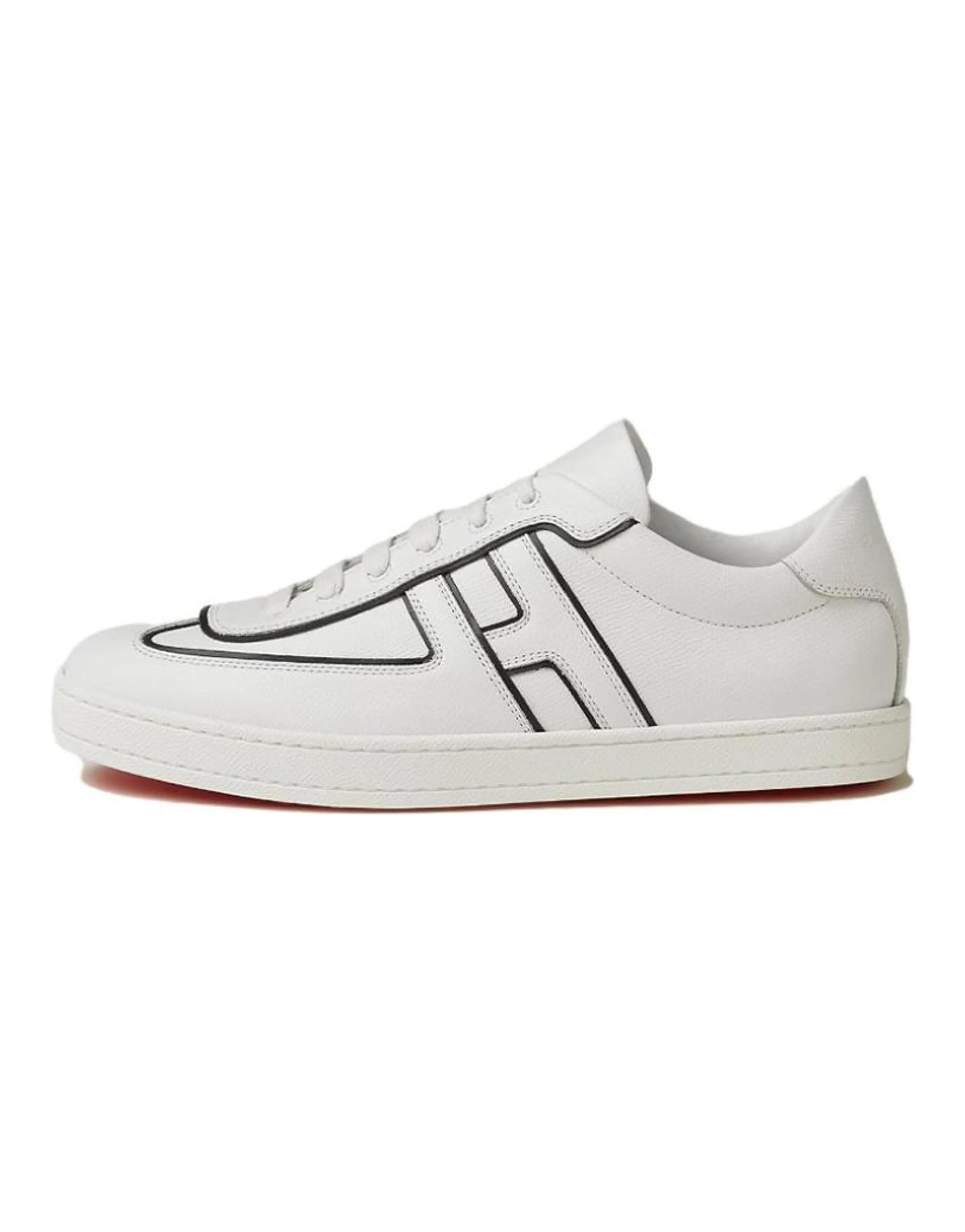 HERMES Boomerang Low-Top Skateboard Shoes Men's White
