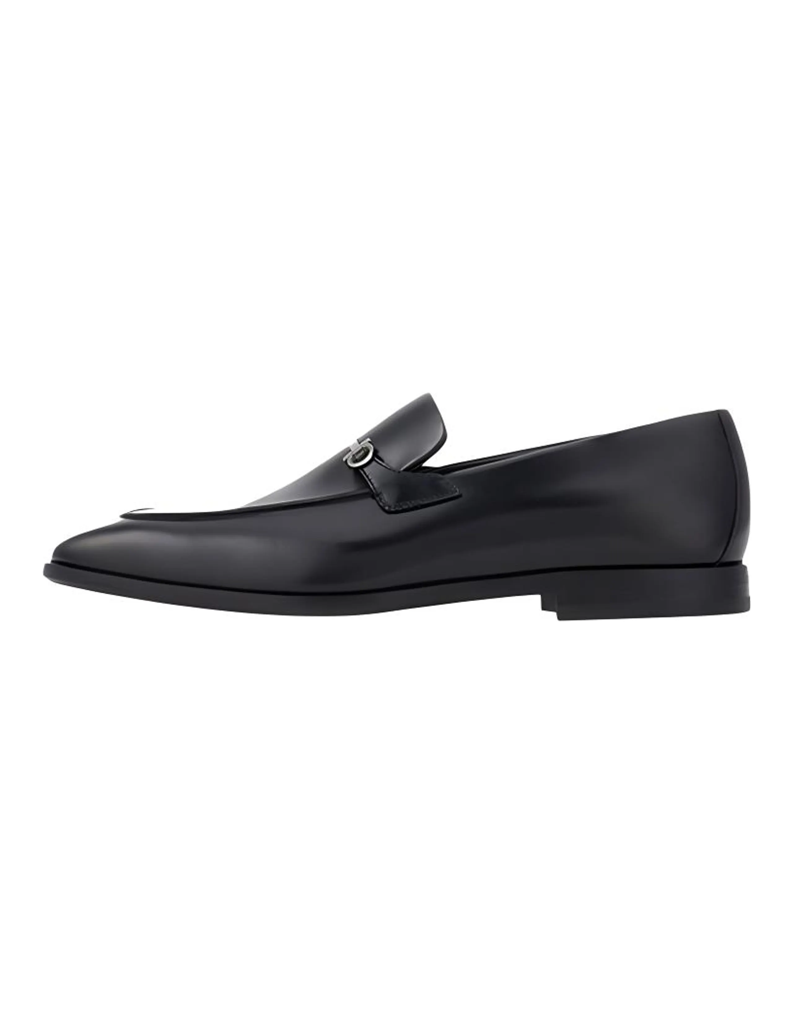 FERRAGAMO GANCINI Loafers Men's Black