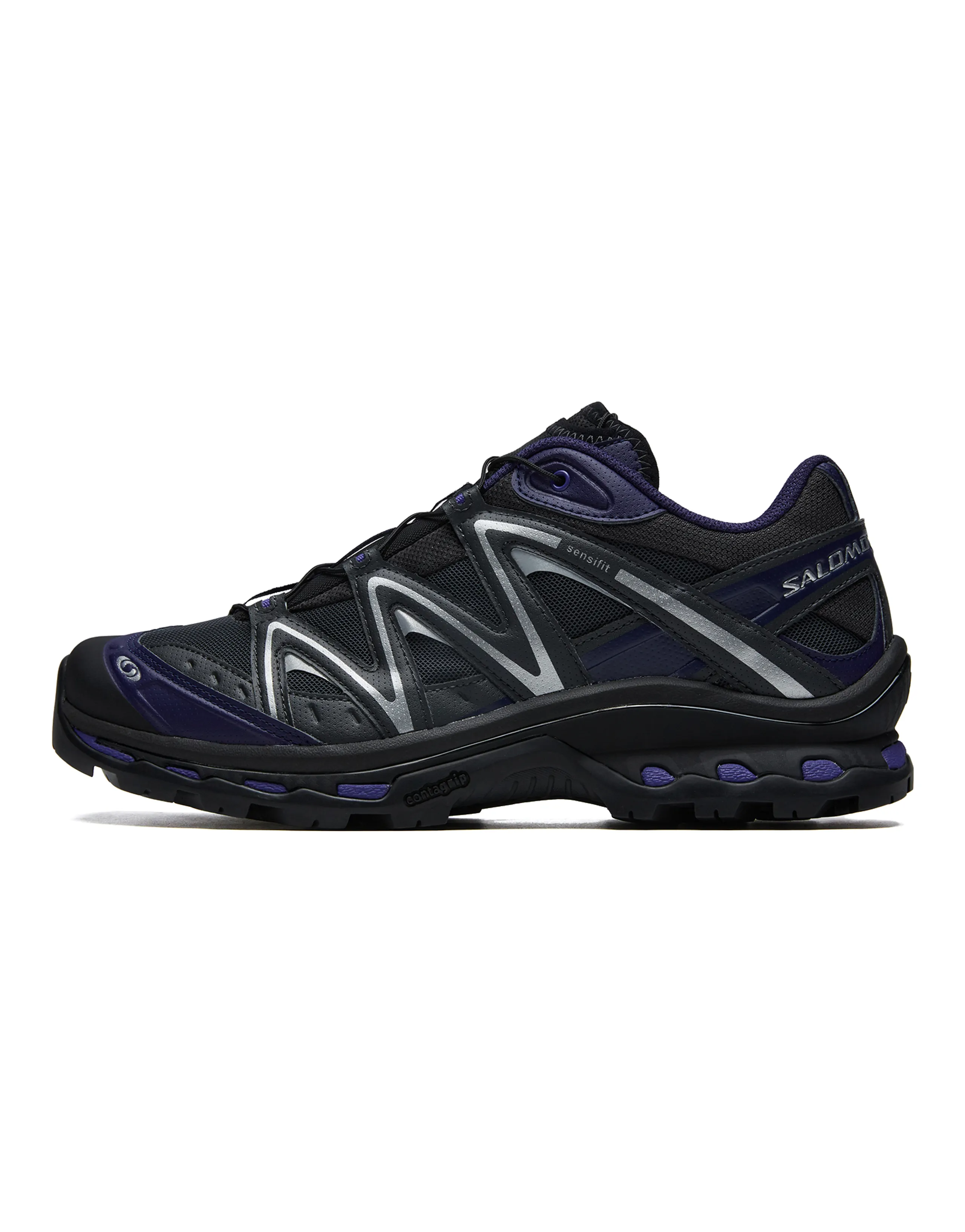 SALOMON XT-Quest Versatile Comfortable Cushioning Supportive Wear-Resistant Hiking Shoes Unisex Black Purple