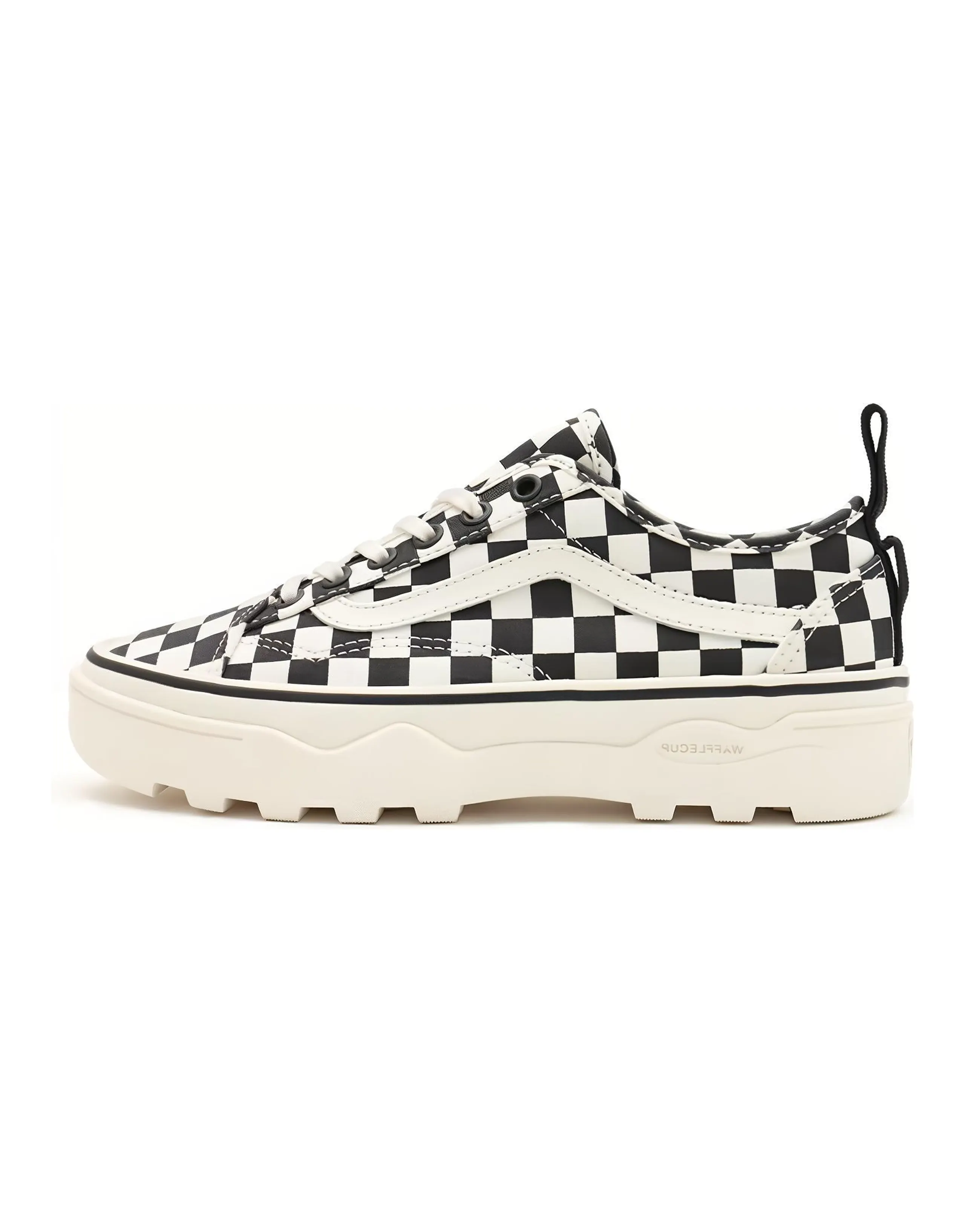 Vans Old Skool Checkerboard Classic Casual Low-Top Skateboarding Shoes Unisex Black White