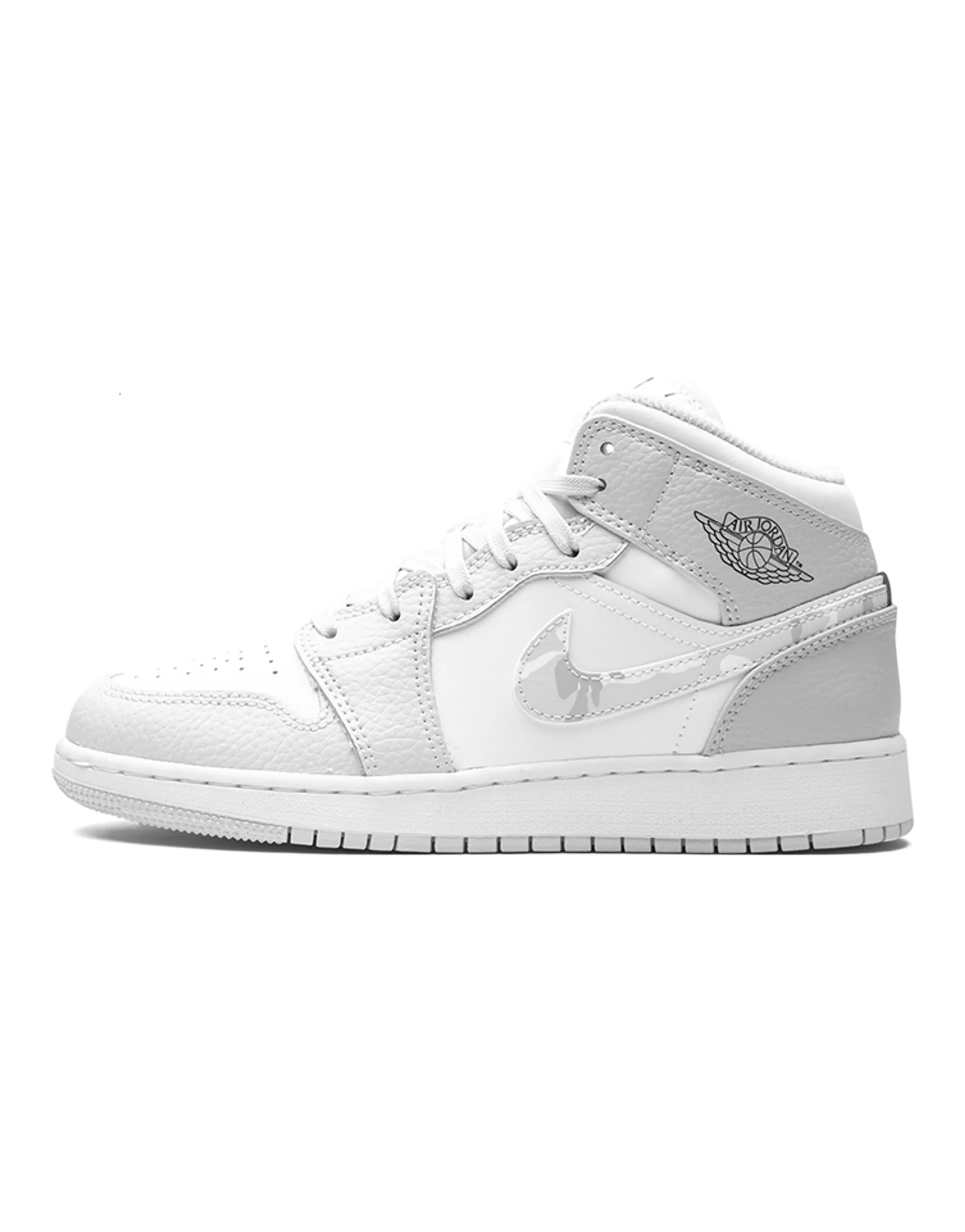 Jordan 1 Mid Grey Camo GS