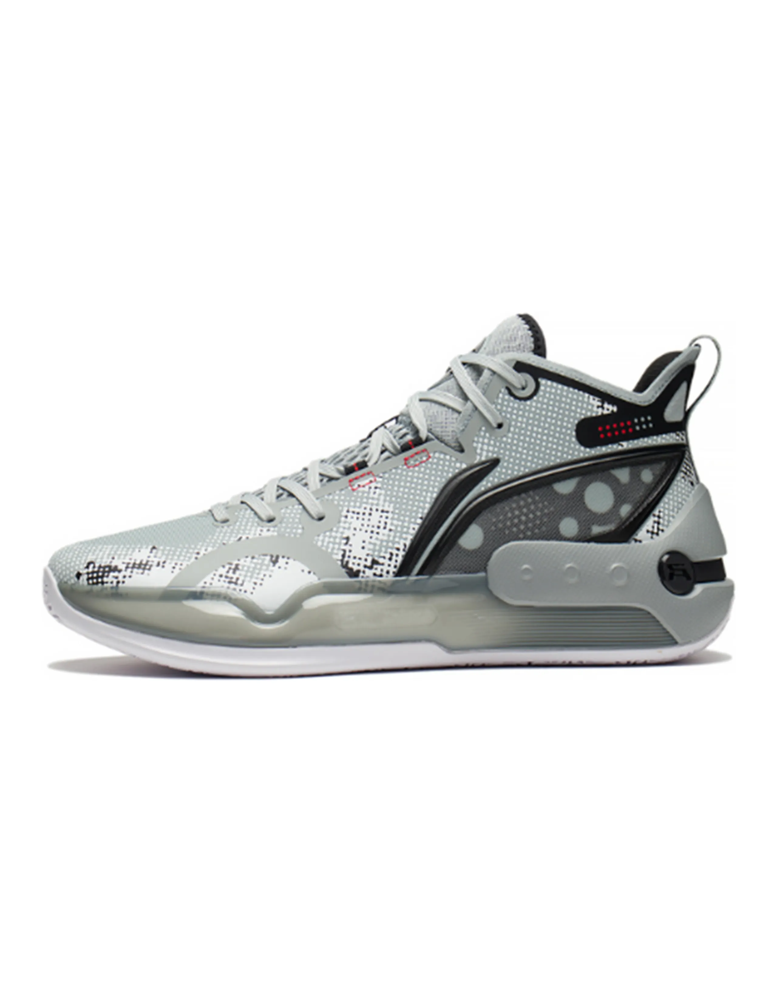 LiNing YuShuai 16 Cushioning Anti-Slip Wear-Resistant Breathability Low-Top BOOM Technology Brick Gray