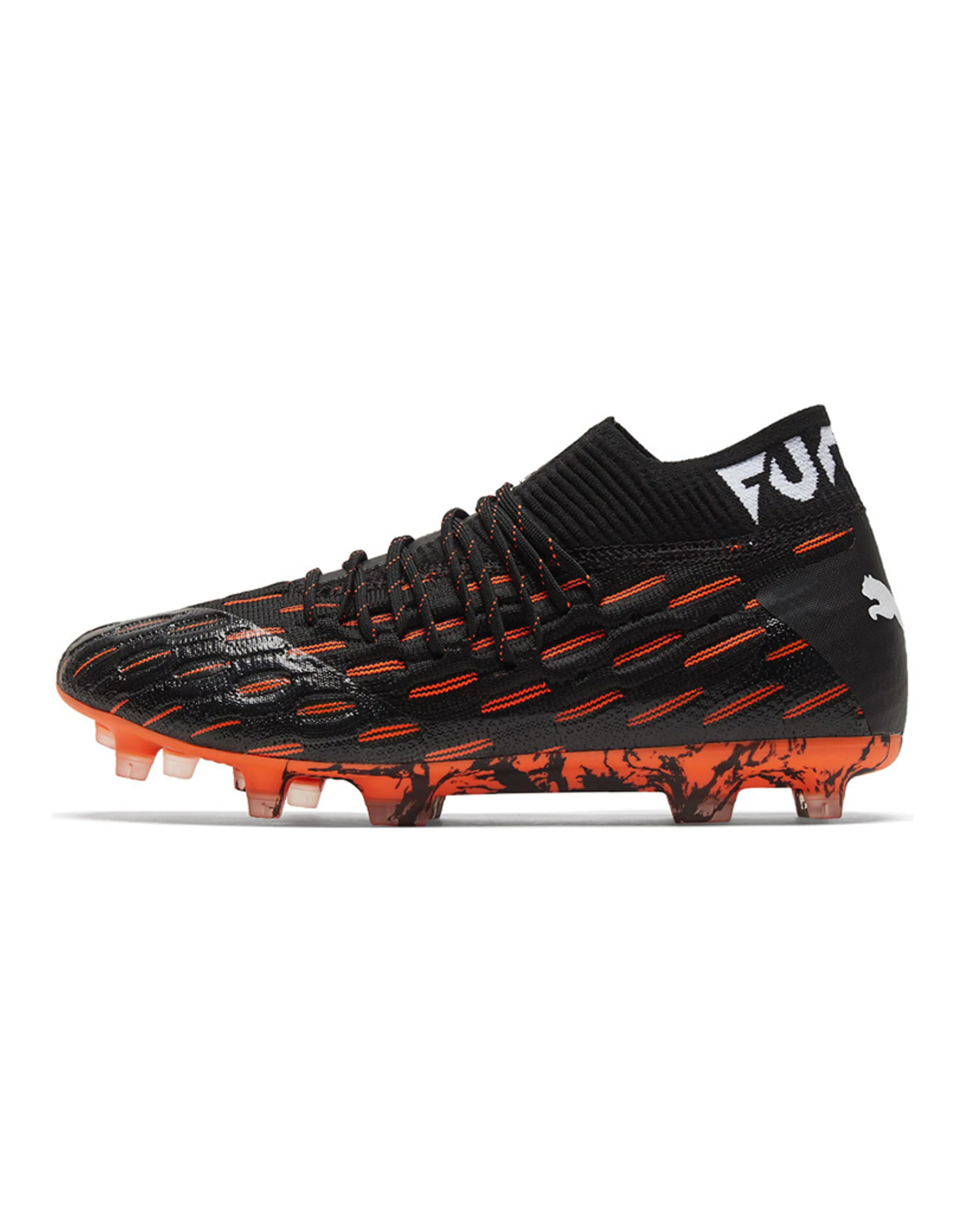PUMA Future 6.1 Netfit Fg Ag 'Black Shocking Orange'