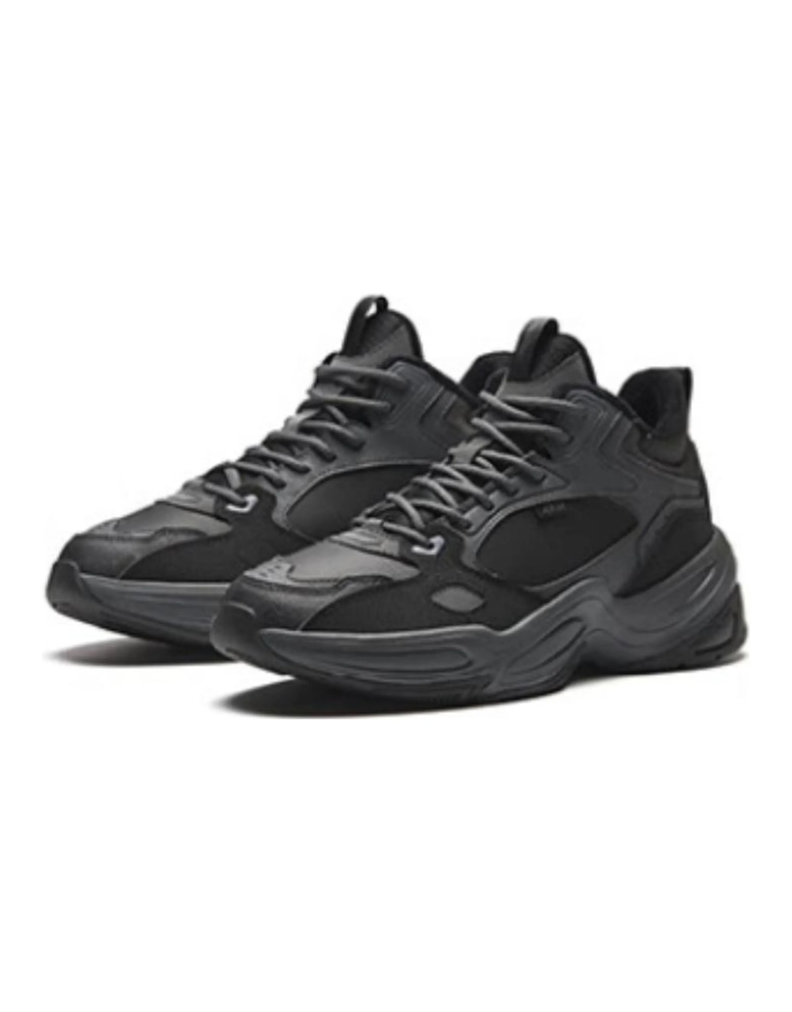 Anta Cushioning Wear-Resistant High-Top Casual Shoes Men's Black