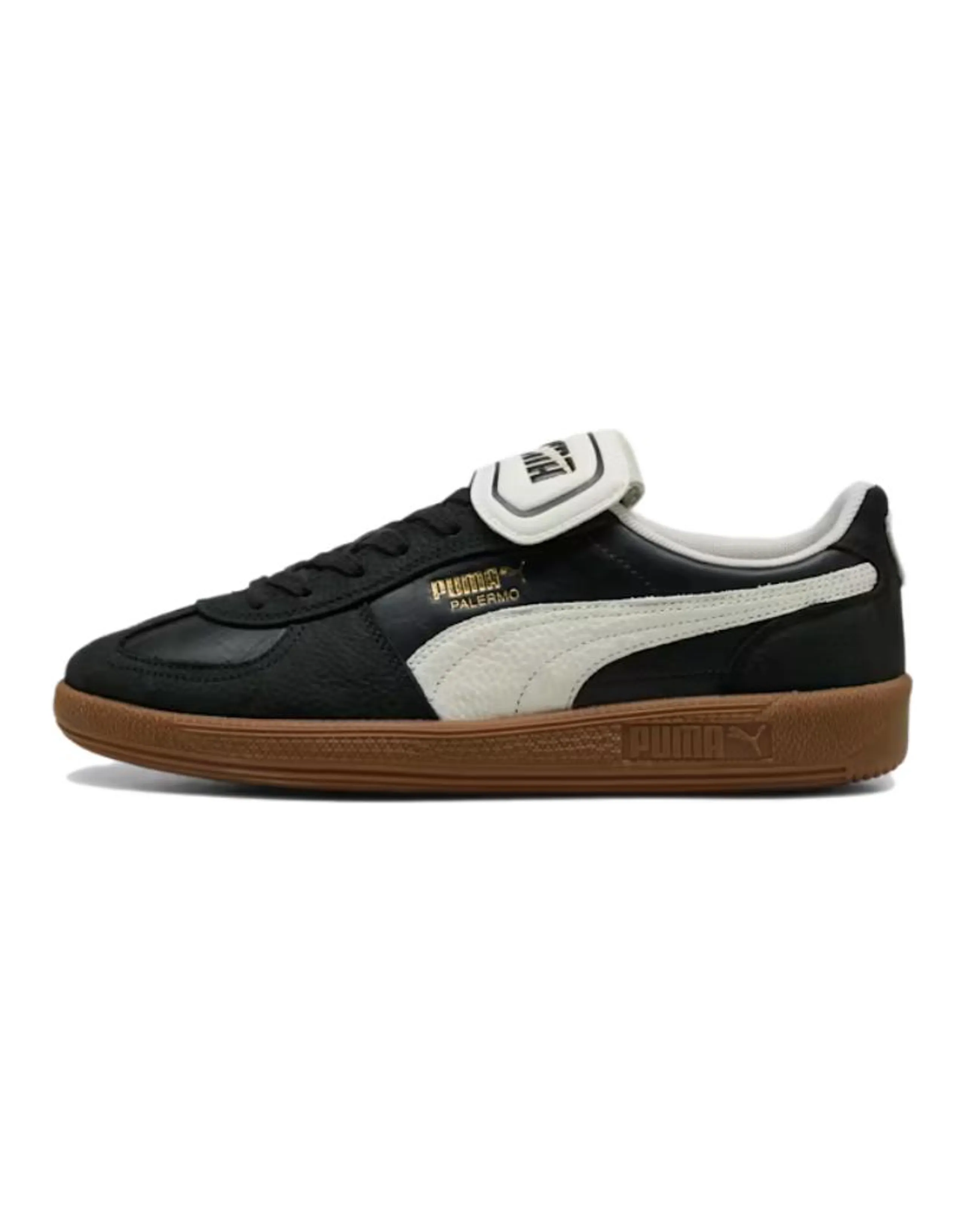 PUMA Palermo Anti-Slip Wear-Resistant Low-Top Skateboard Shoes Unisex Black