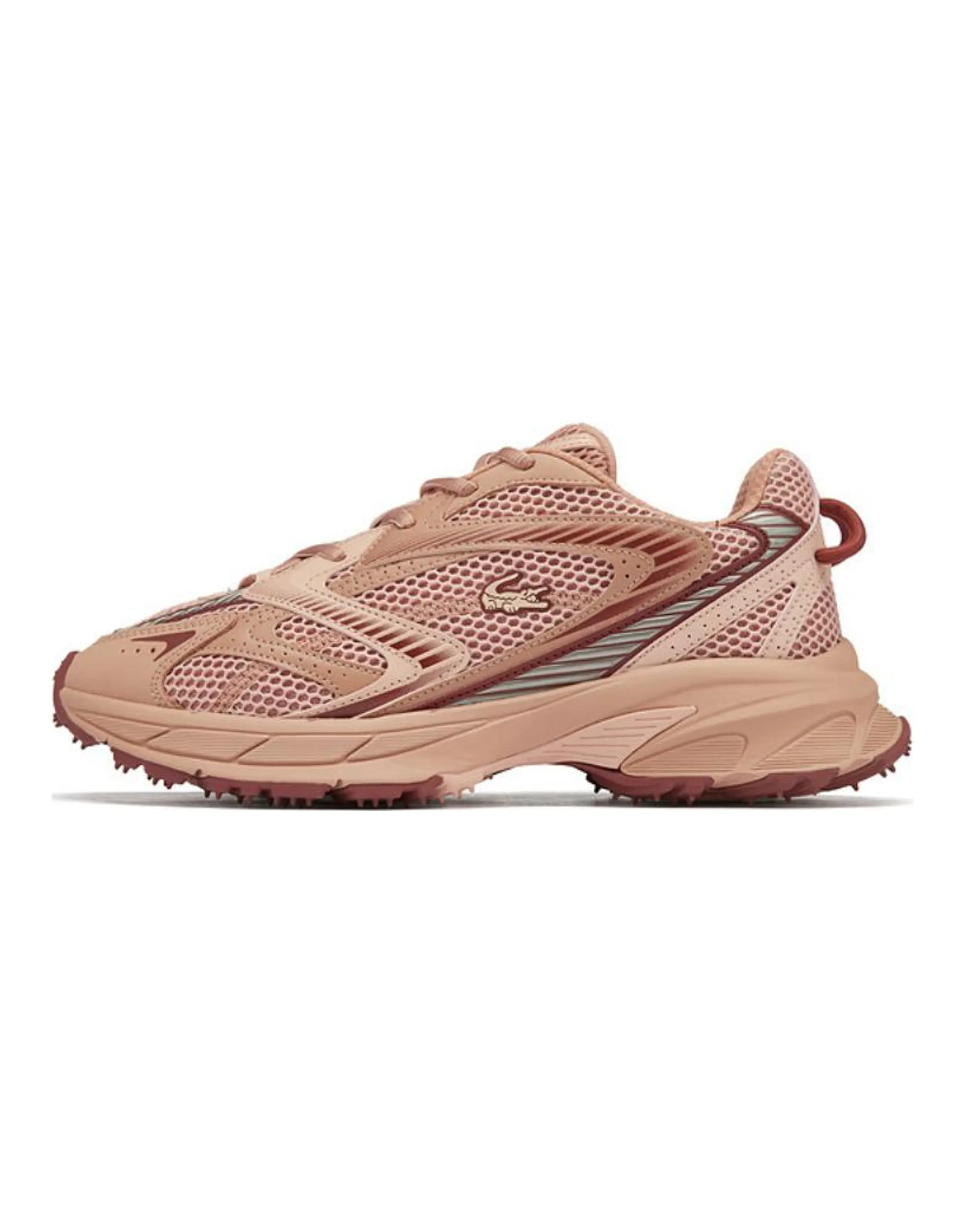 LACOSTE Versatile Comfortable Low-Top Casual Shoes Men's Pink