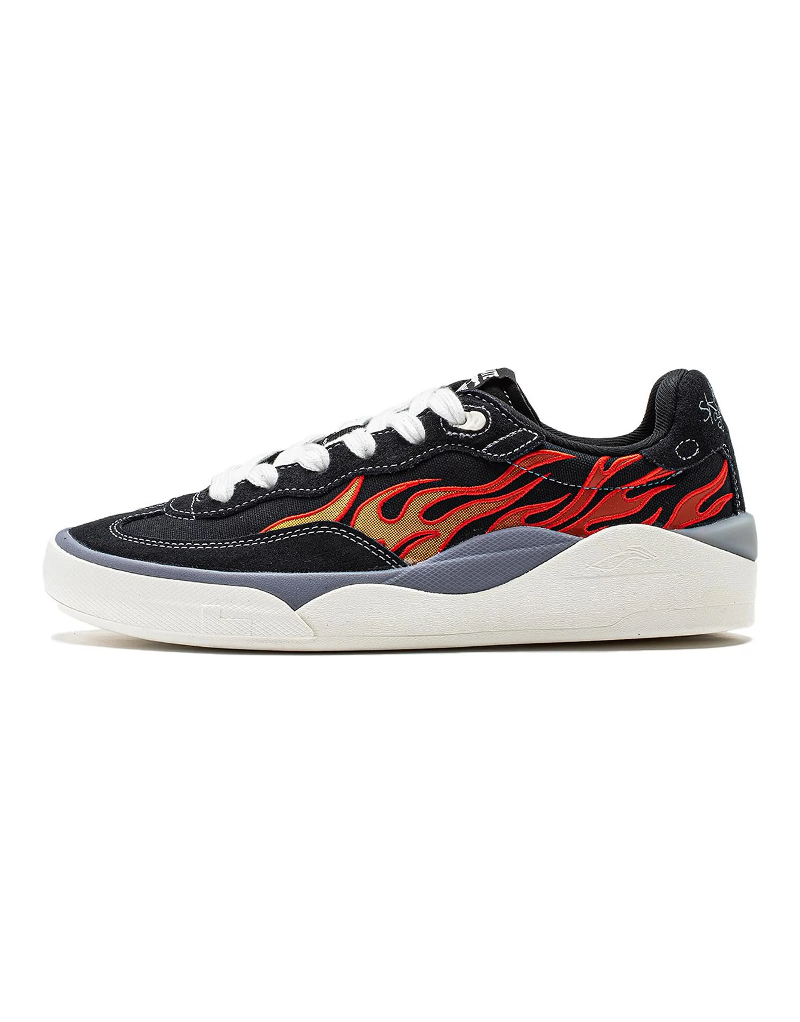 LiNing Skategeneral Wear-resistant And Lightweight Low-Top Skateboard Shoes Men's Black