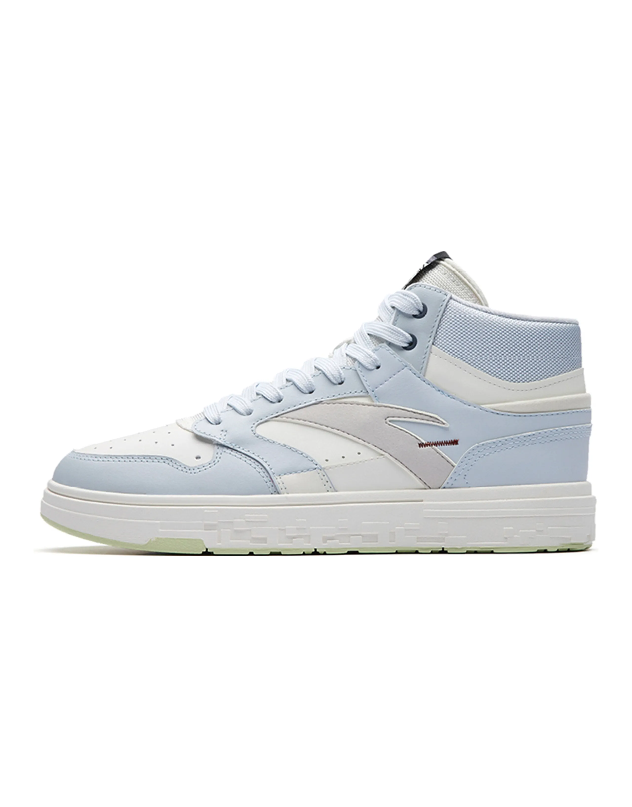 Anta Street Naughty Mid-Top Skateboard Shoes Men's White Gray