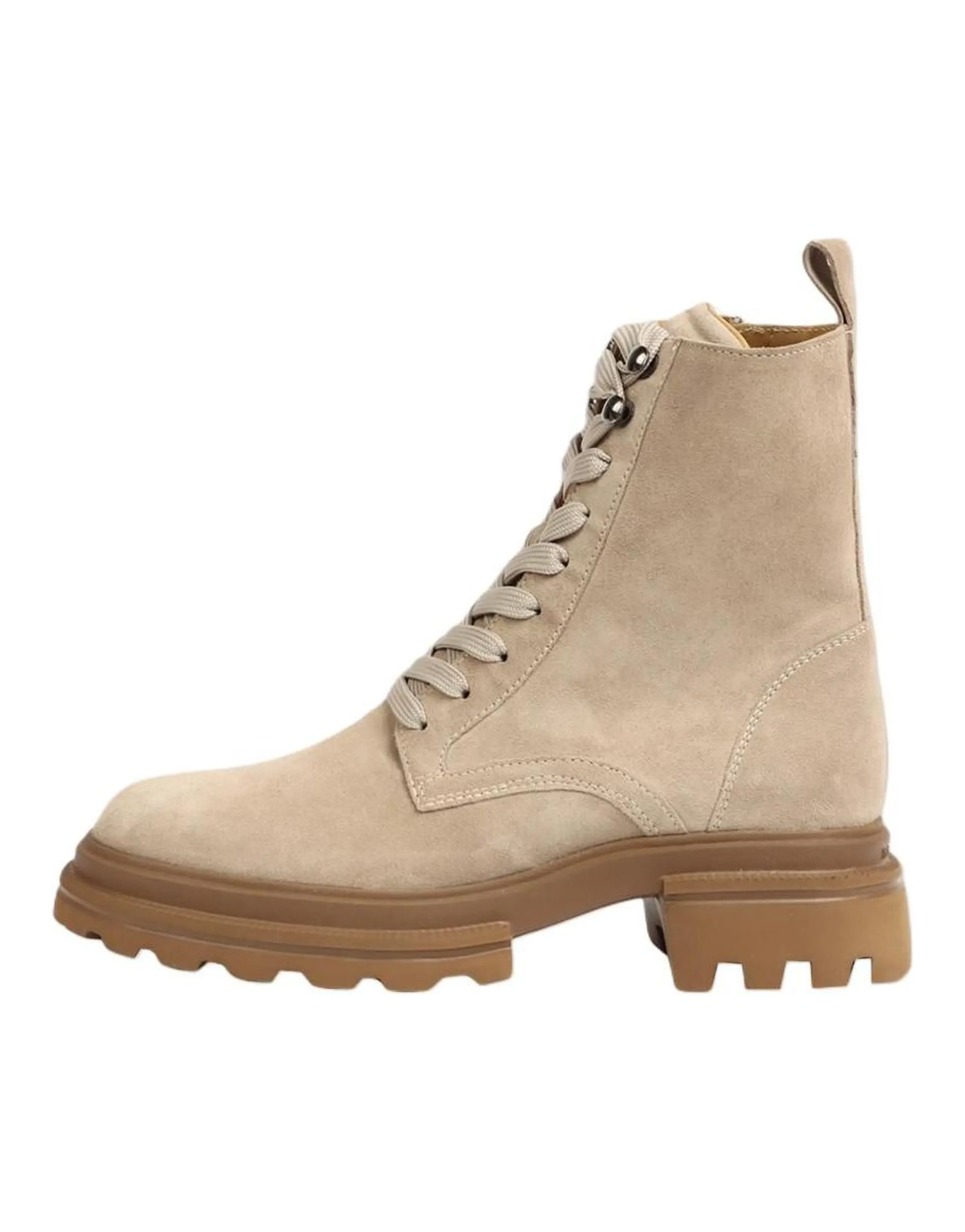 HOGAN 10 Storey Ankle Boots 5.5cm Women's Brown