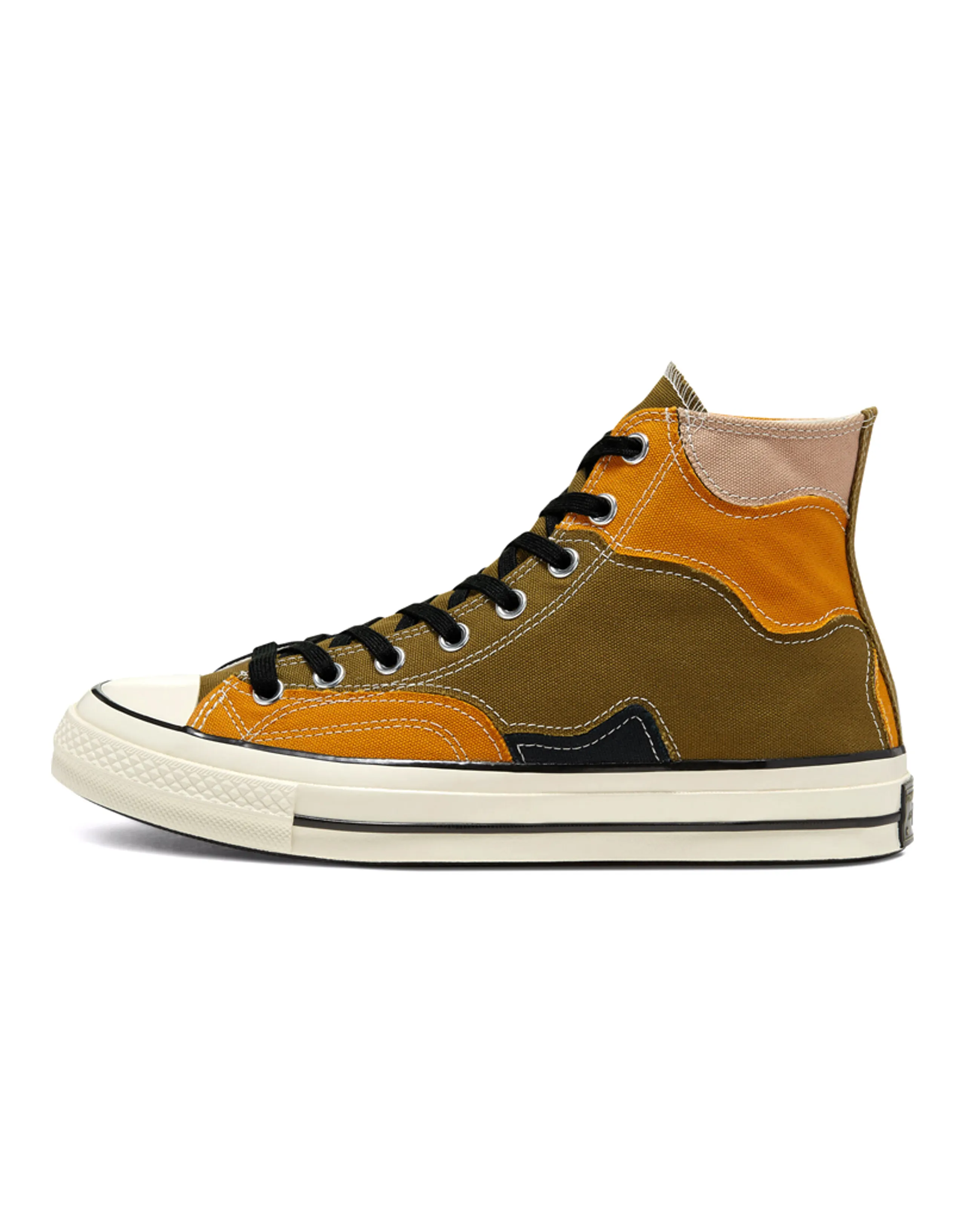Converse Chuck Taylor All Star 70 Hi Hacked Archive Dark Moss Black
