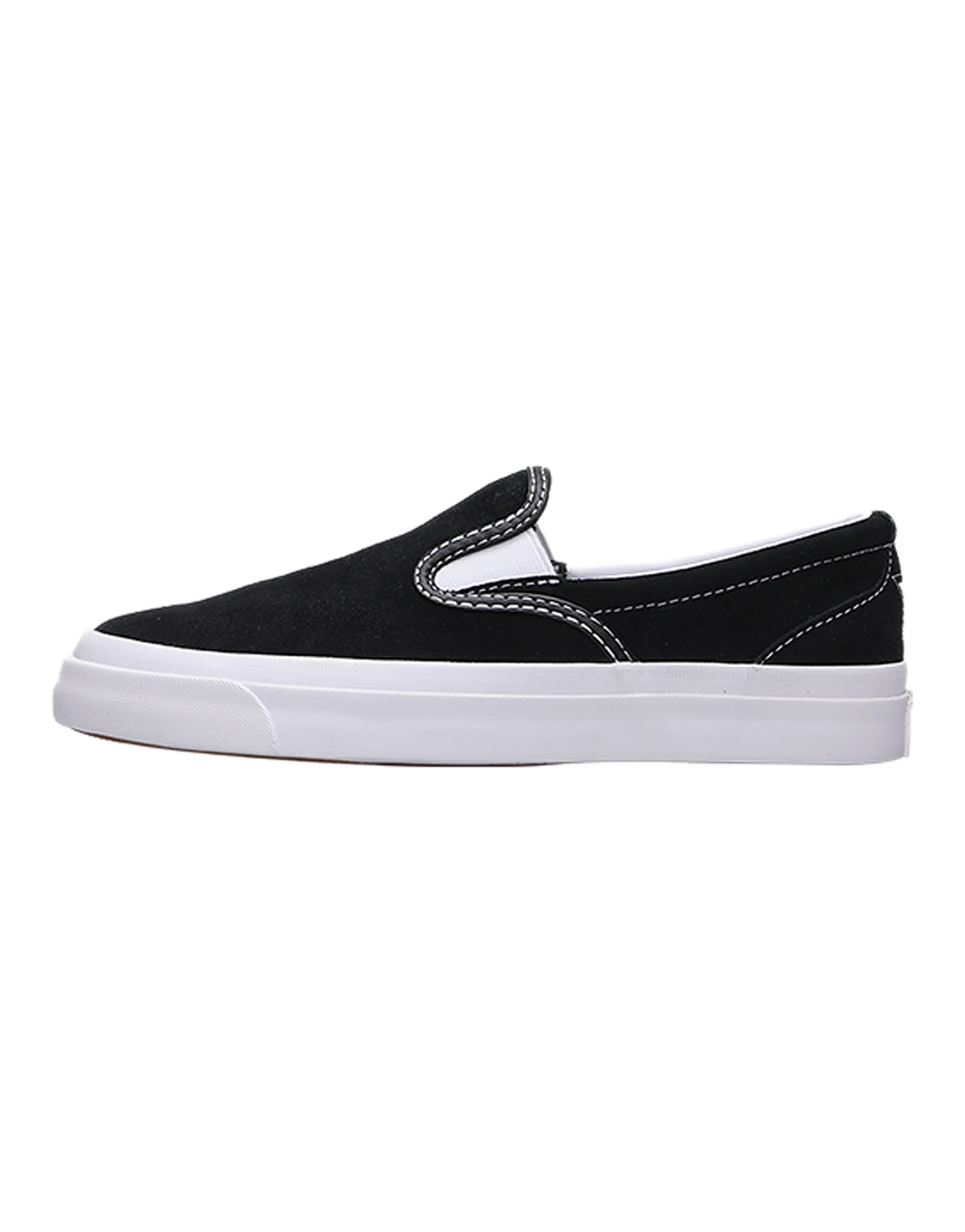 One Star Converse Cc Pro Suede Slip On 'Black White'