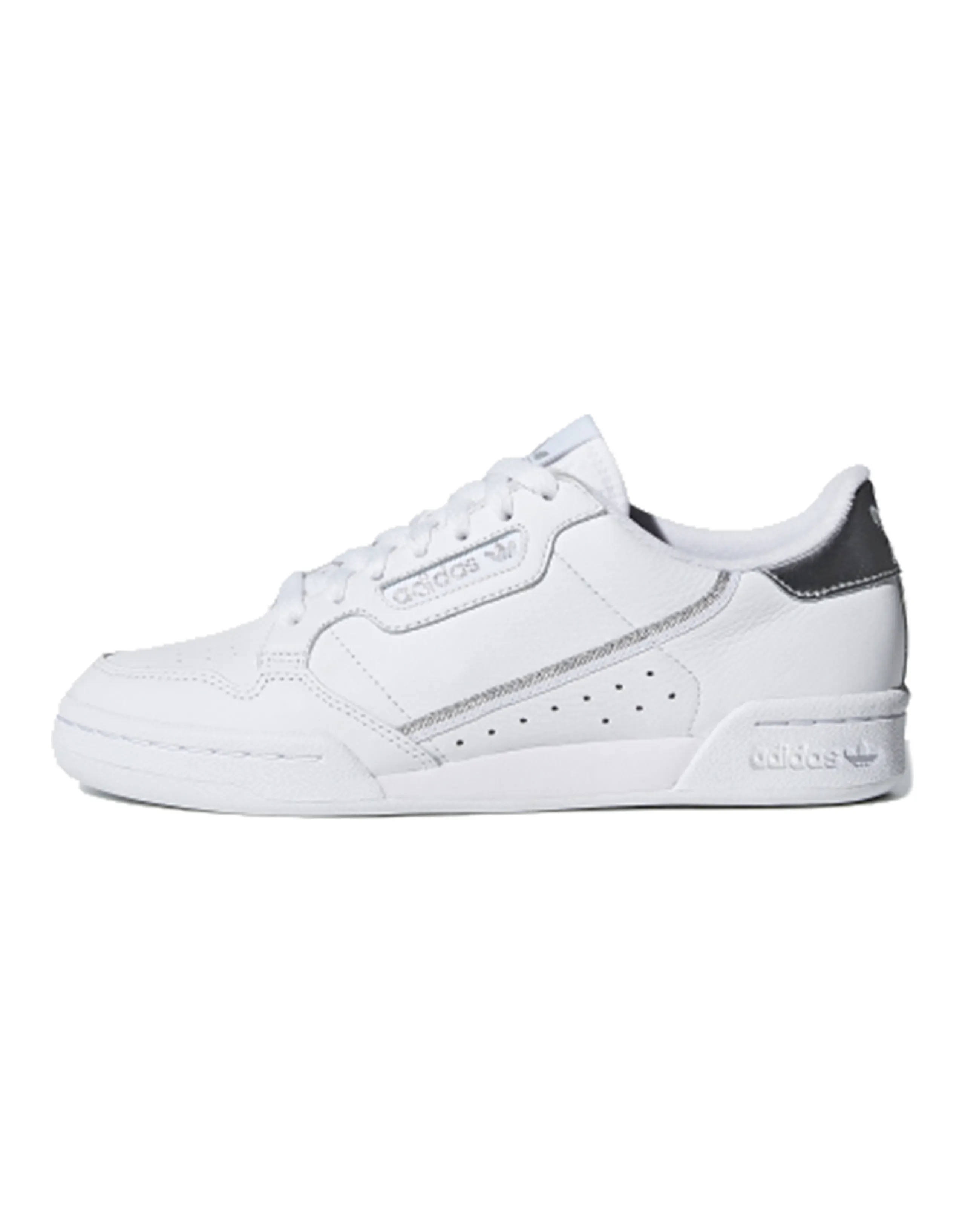 Adidas Originals Continental 80 Cloud White Silver Metallic Women's