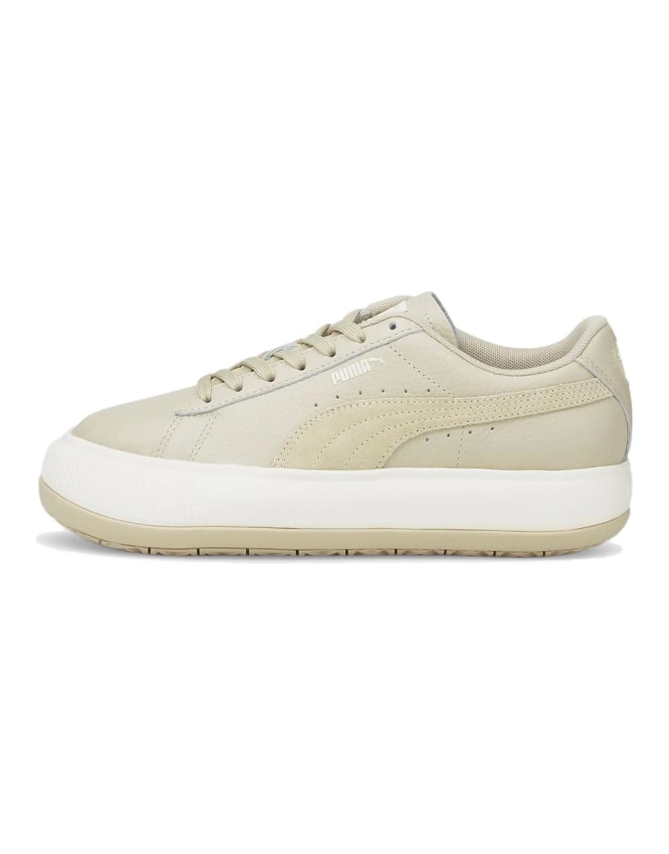 PUMA Suede Mayu Tonal Low Tops Casual Skateboarding Shoes Khaki Women's