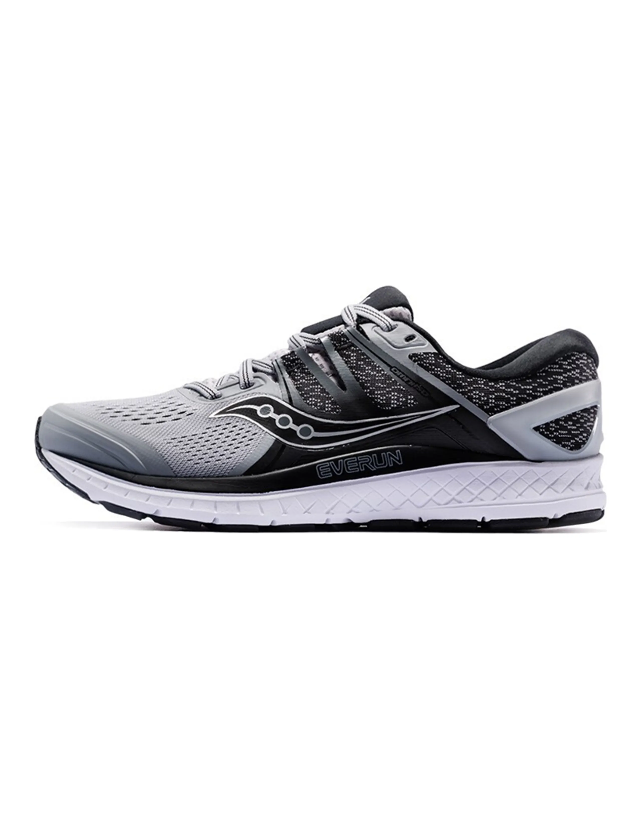 Saucony Saucony Omni ISO Breathable Lightweight Slip-Resistant Support Low-Top Casual Running Shoes Men's Gray Black