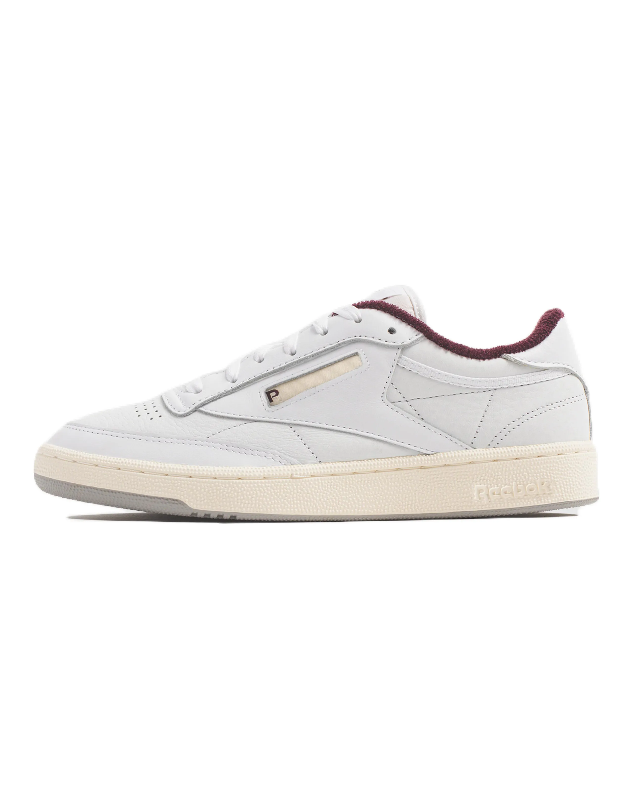 Reebok Club C 85 Packer Shoes Chalk White Maroon