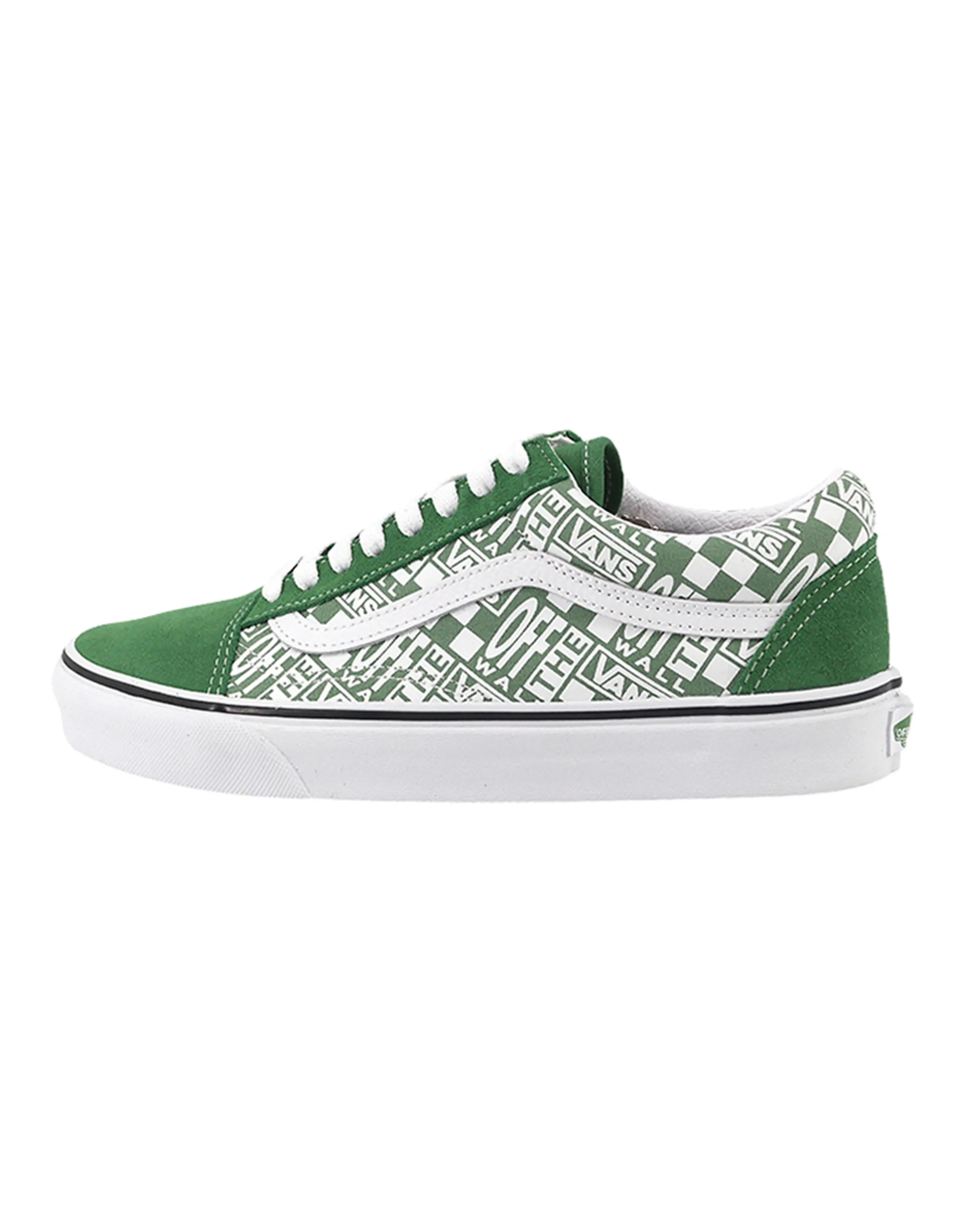 Old Skool Vans 'Off The Wall Green'