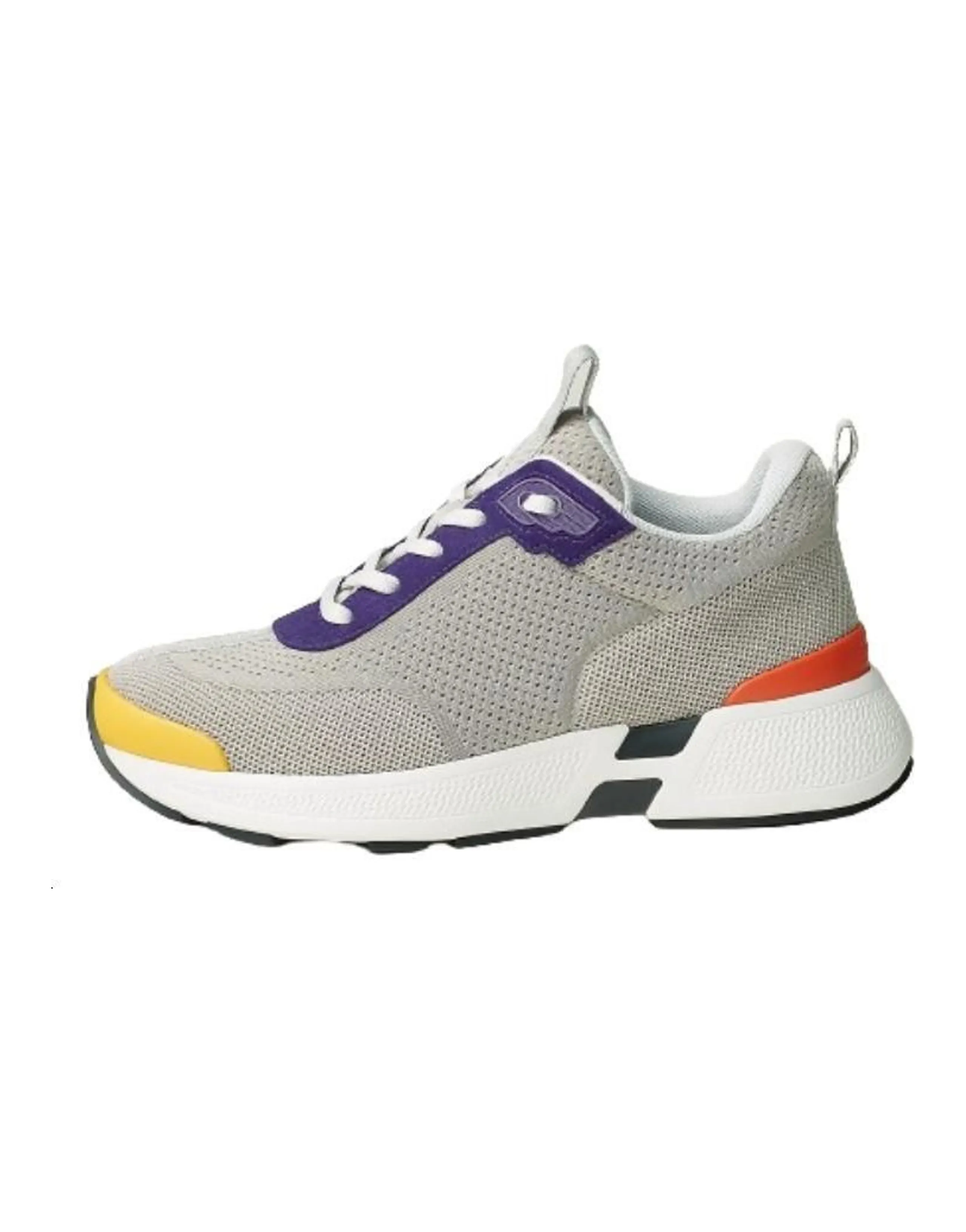 HERMES Heros Low Top Casual Shoes Women's Light Gray