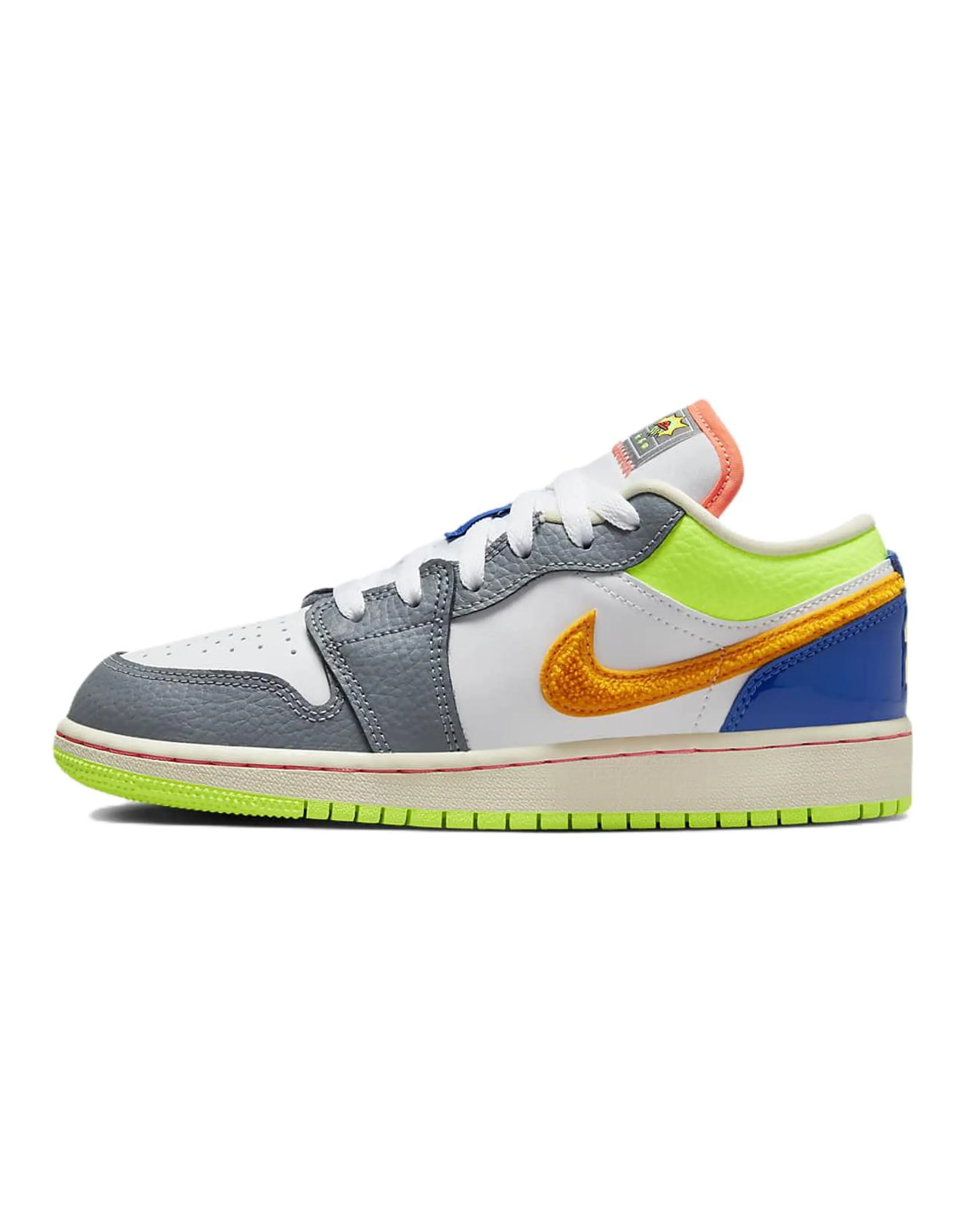 Nike Air Jordan 1 Low Gs Aj1 Junior Kids Women's Casual Lifestyle Shoes