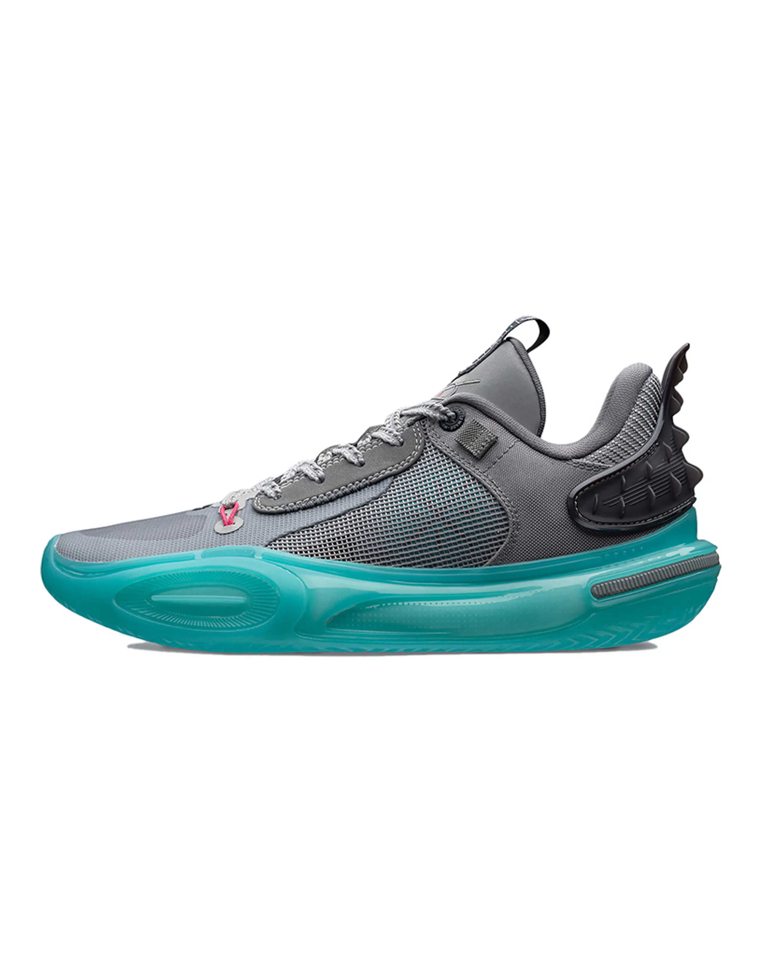 LiNing All City 11 Sleepless Durable Breathable Low-Top Basketball Shoes Snow Gray