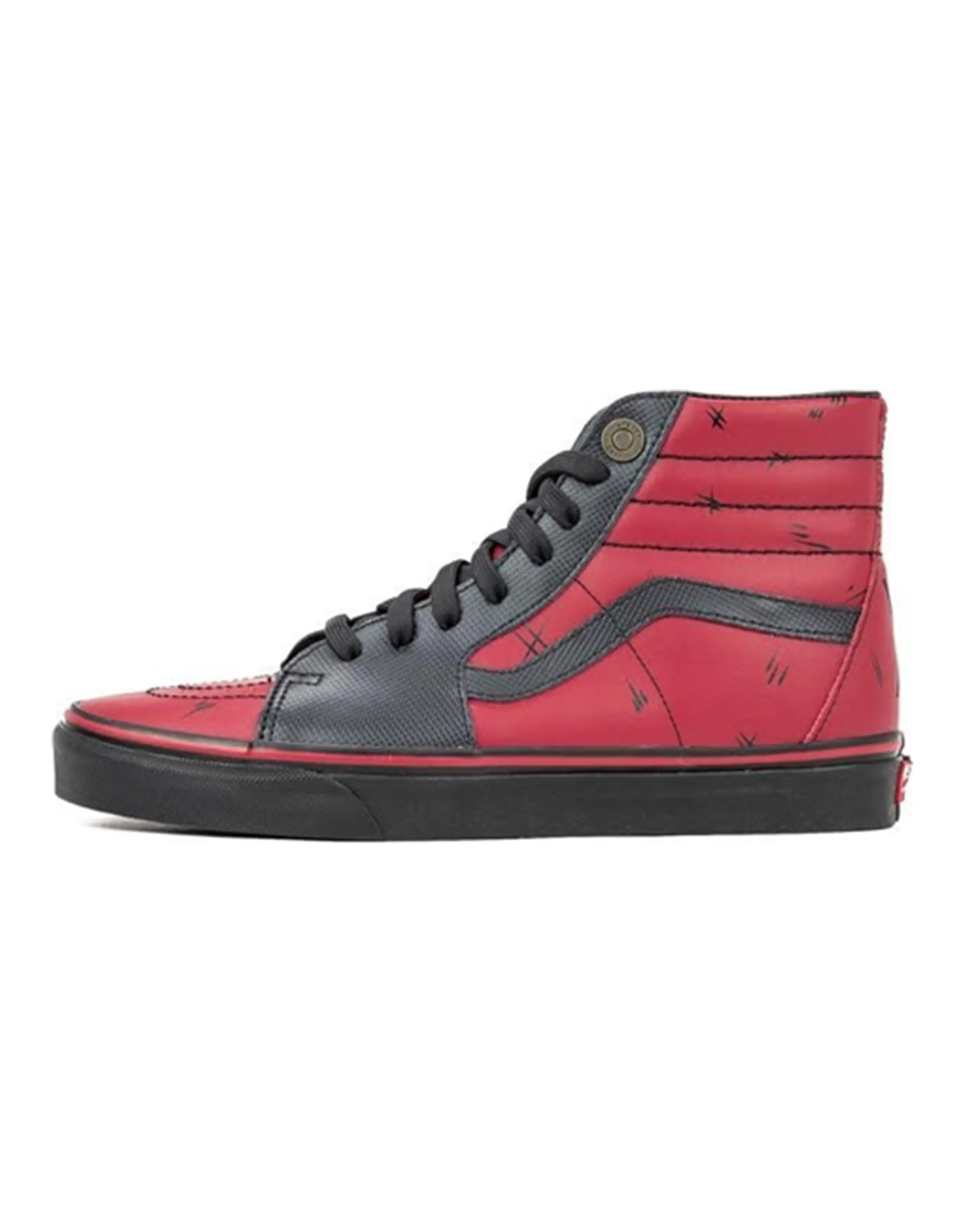 Vans SK8 Hi Marvel Deadpool Black Red