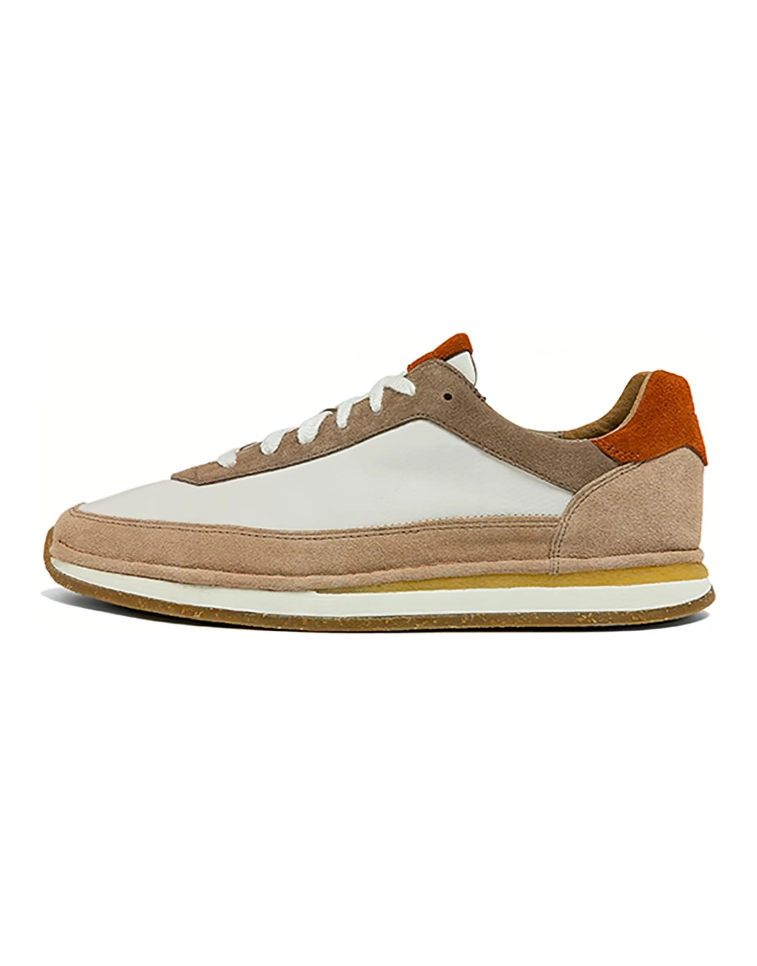 Clarks Casual Shoes Men Low-Top Orange
