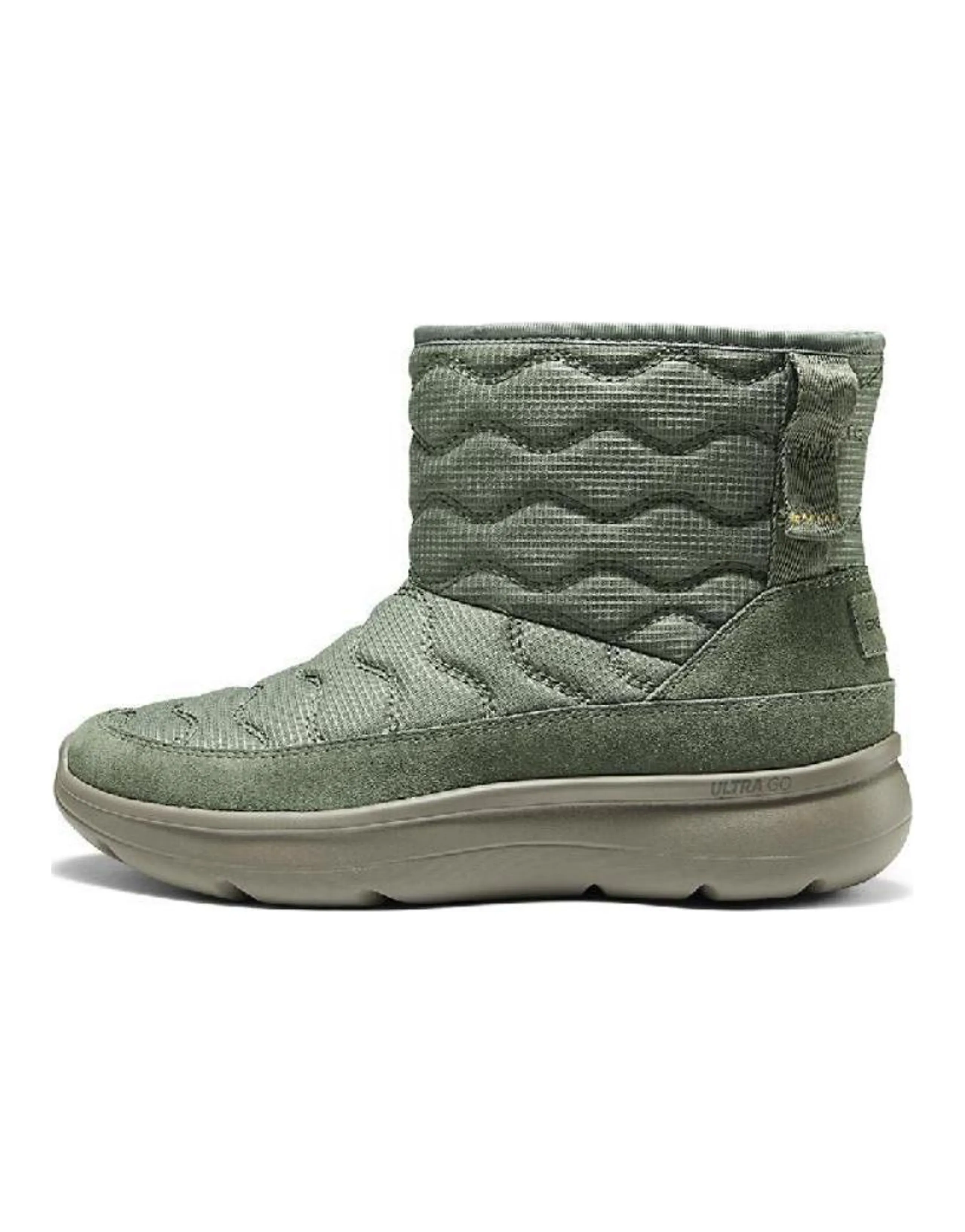 Skechers ULTRA GO Trendy Short Mid-Calf Snow Boots Women's Green
