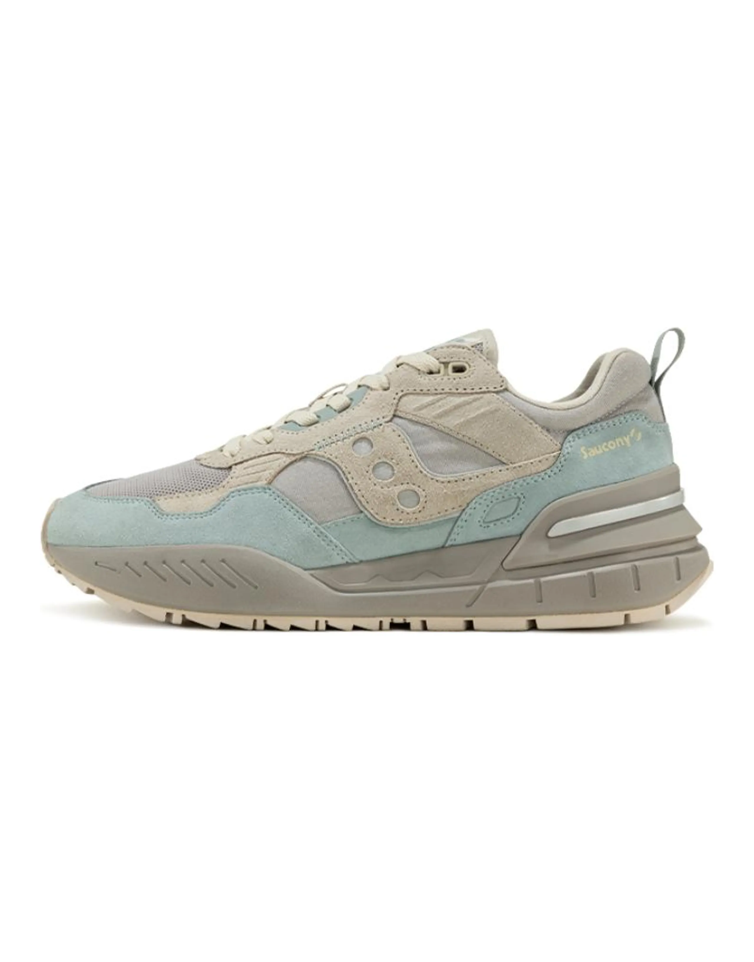 Saucony Shadow 5000 Running Shoes Unisex Low-Top Gray Blue Brown