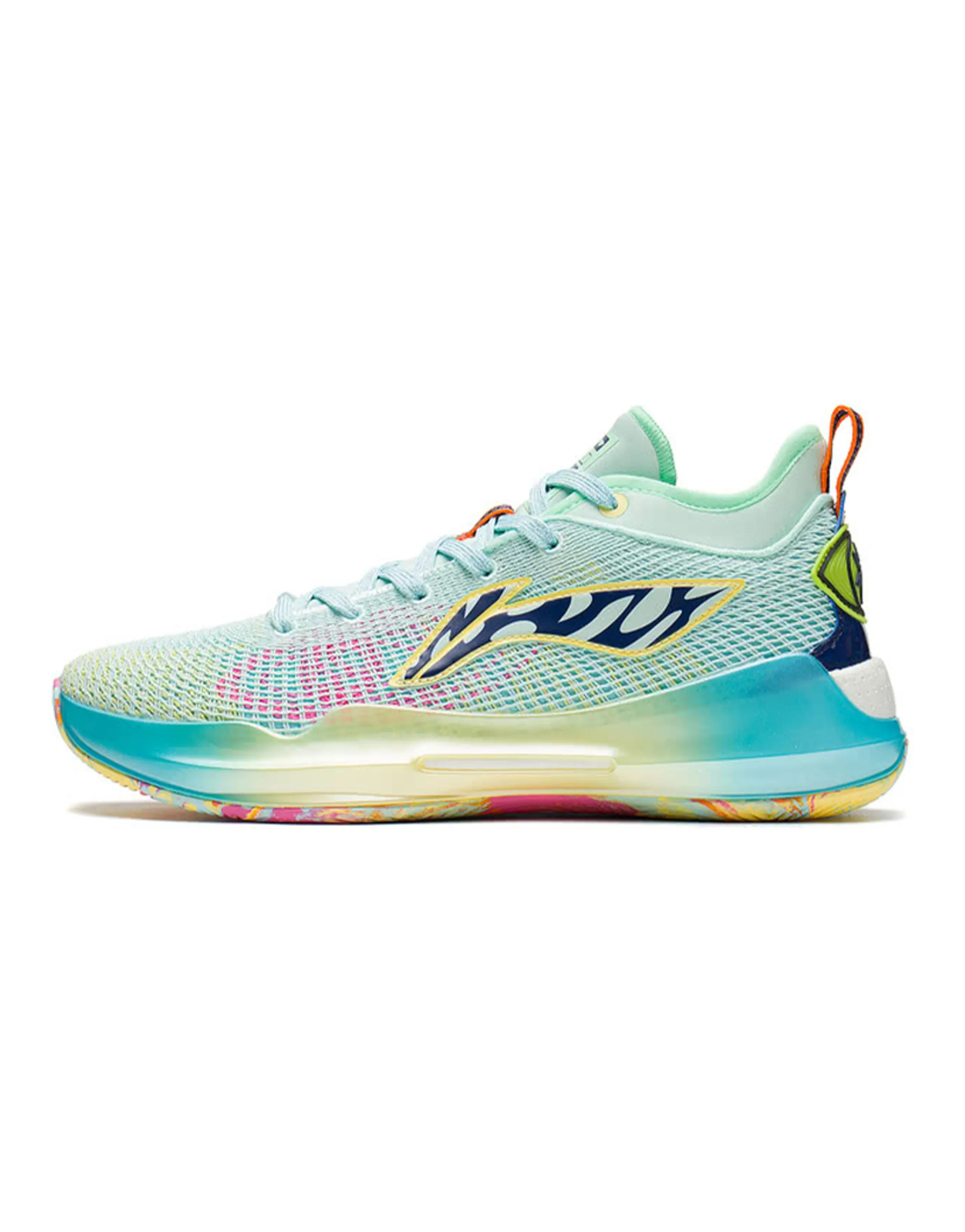 LINING YuShuai 13 Boom Basketball Shoes Men's Low top Water Wave Green