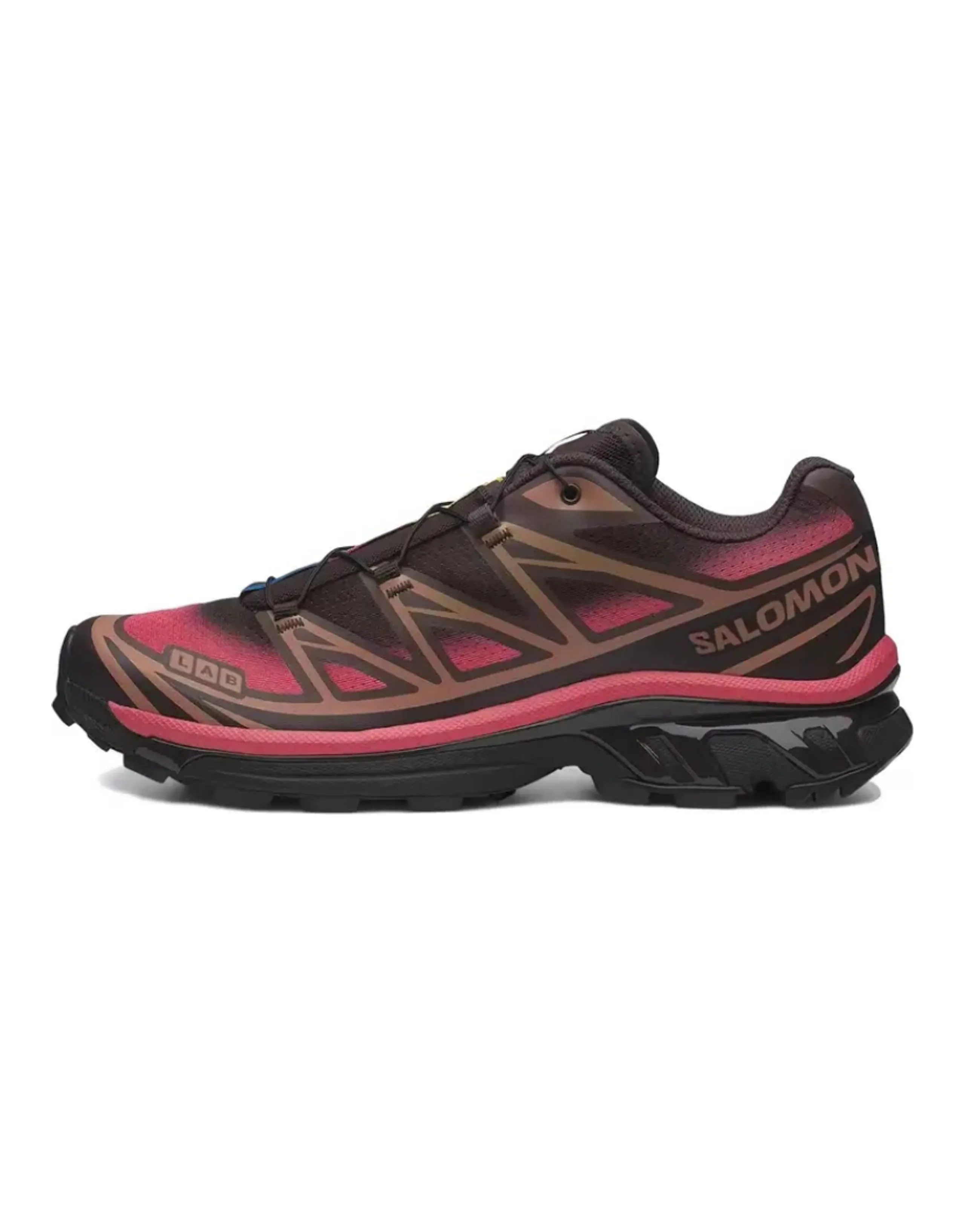 SALOMON XT-6 Casual Running Shoes Unisex Black Pink