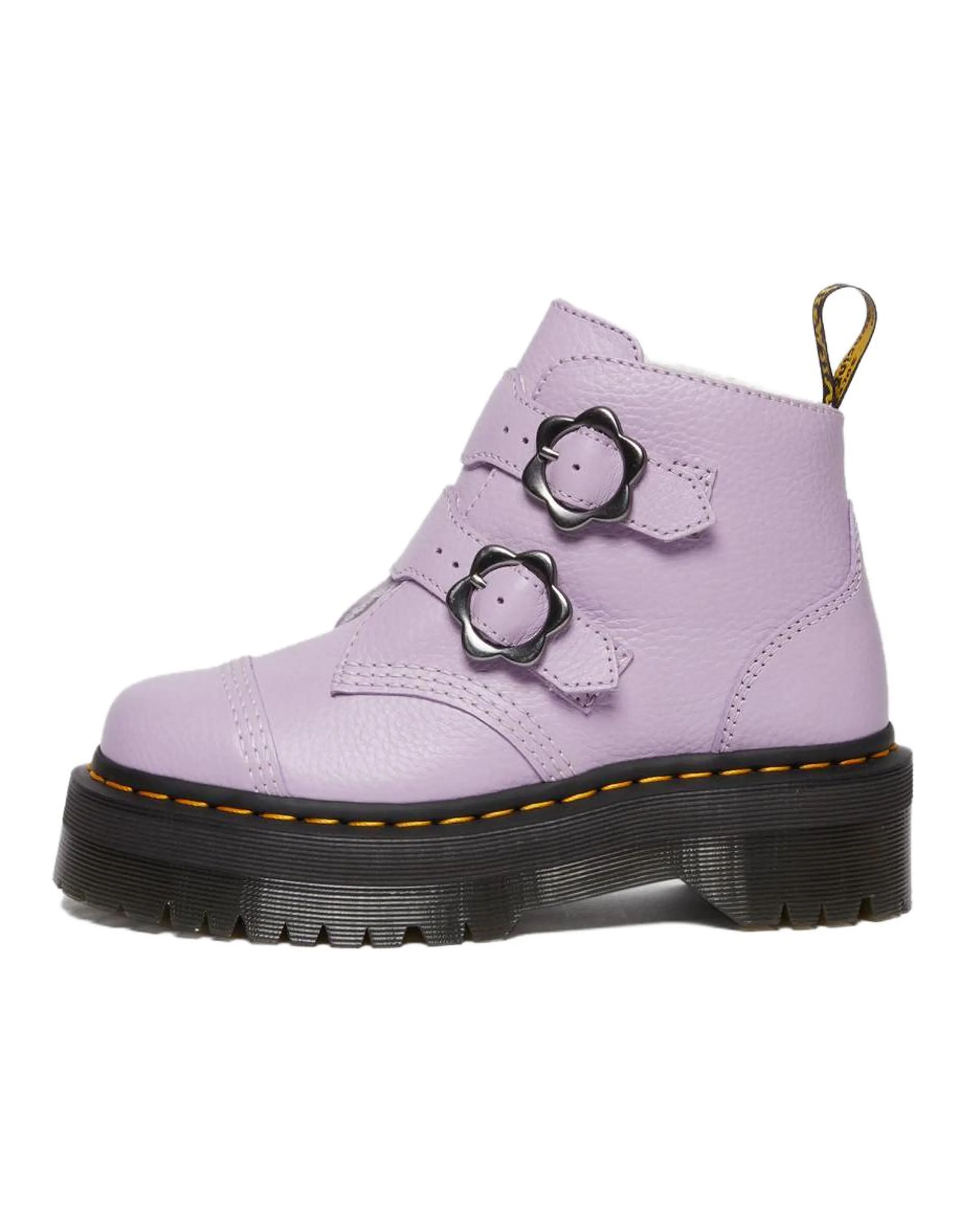Dr. Martens Fashion Comfortable Short-Cut Martin Boots 4.7cm Women's Purple
