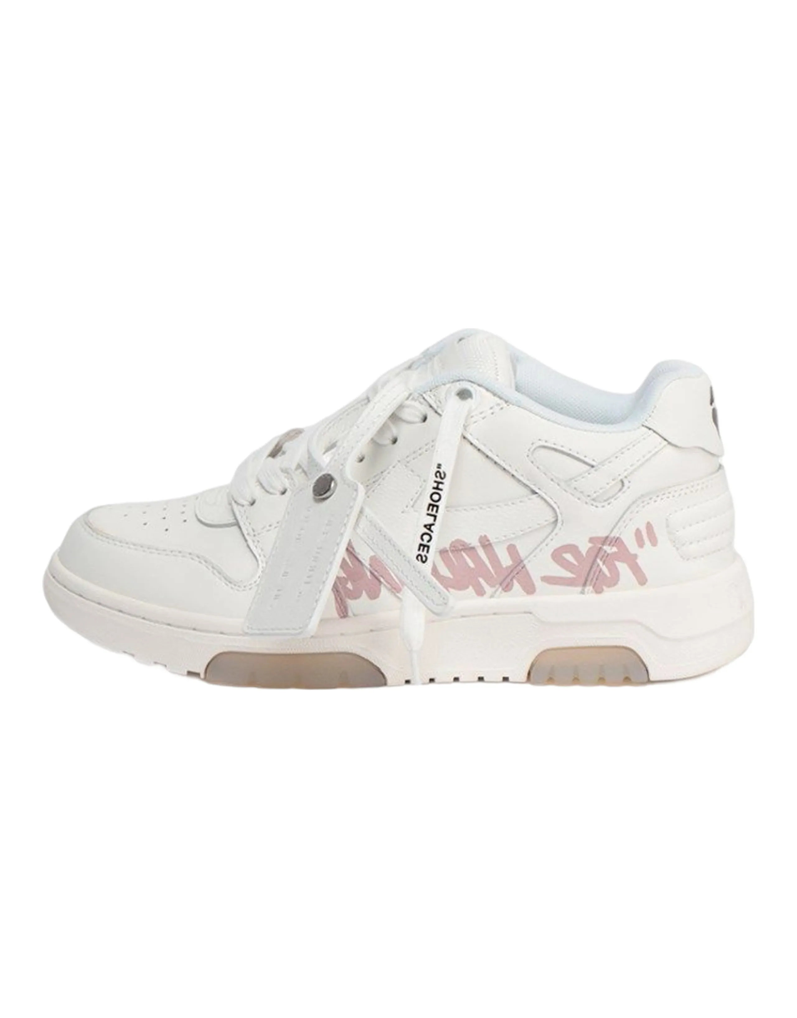OFF WHITE Out Of Office Low Top For Walking Sneaker 'White Pink' Women's
