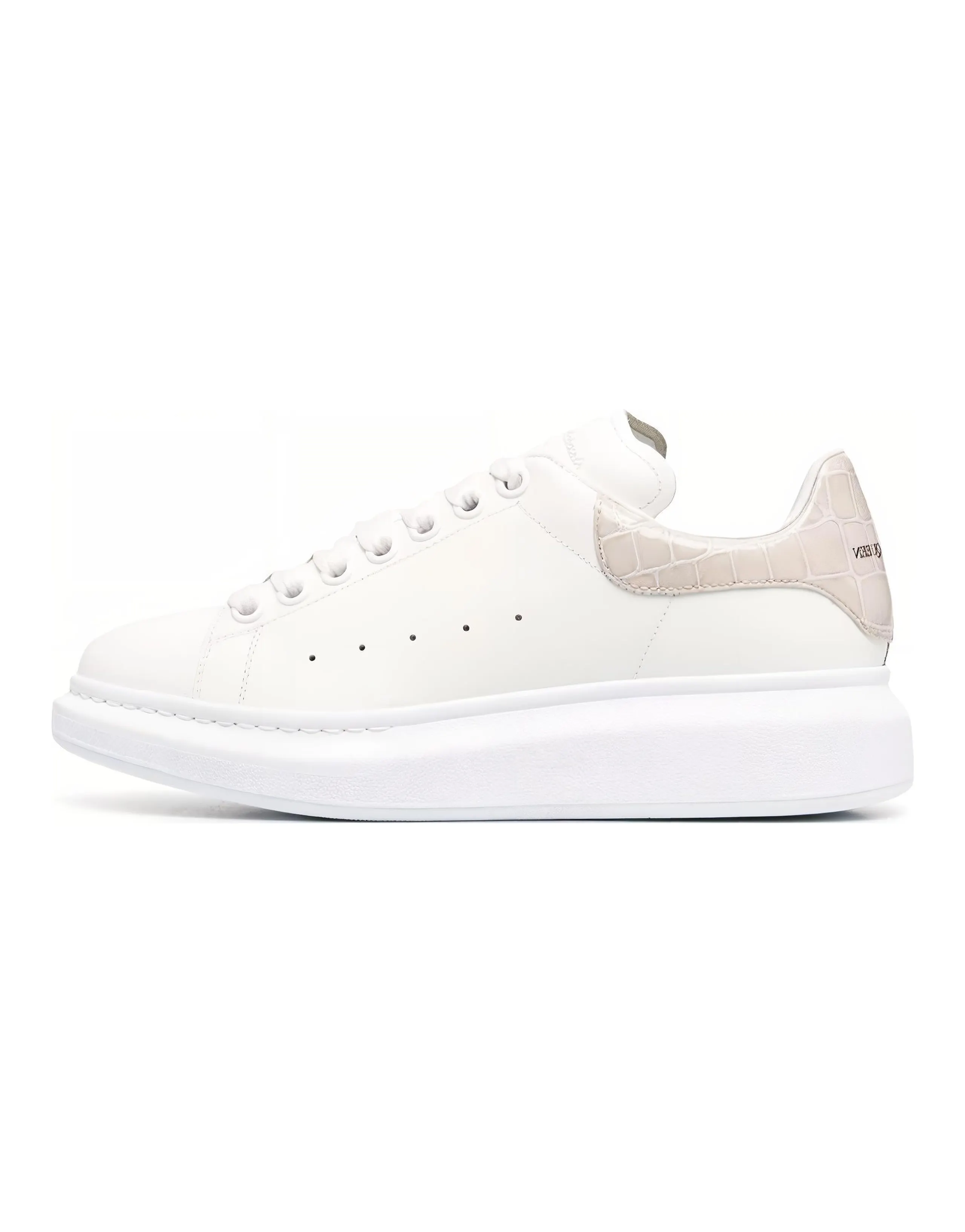 Alexander McQueen Oversized Sneaker 'White Champagne' Women's