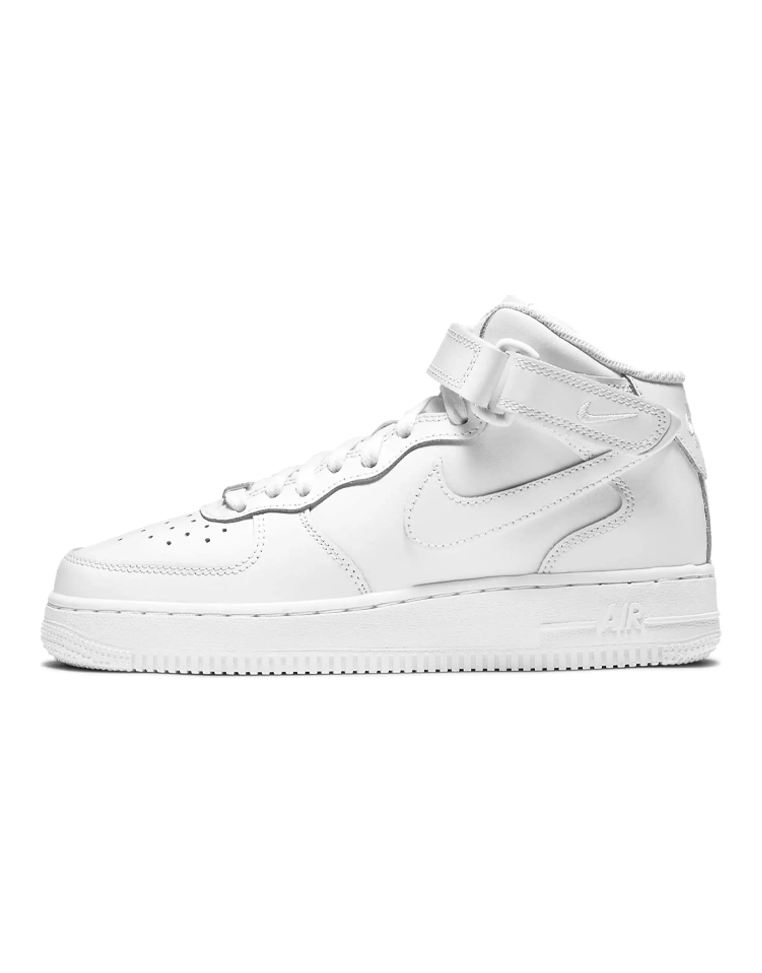 Nike Air Force 1 Mid LE Triple White GS
