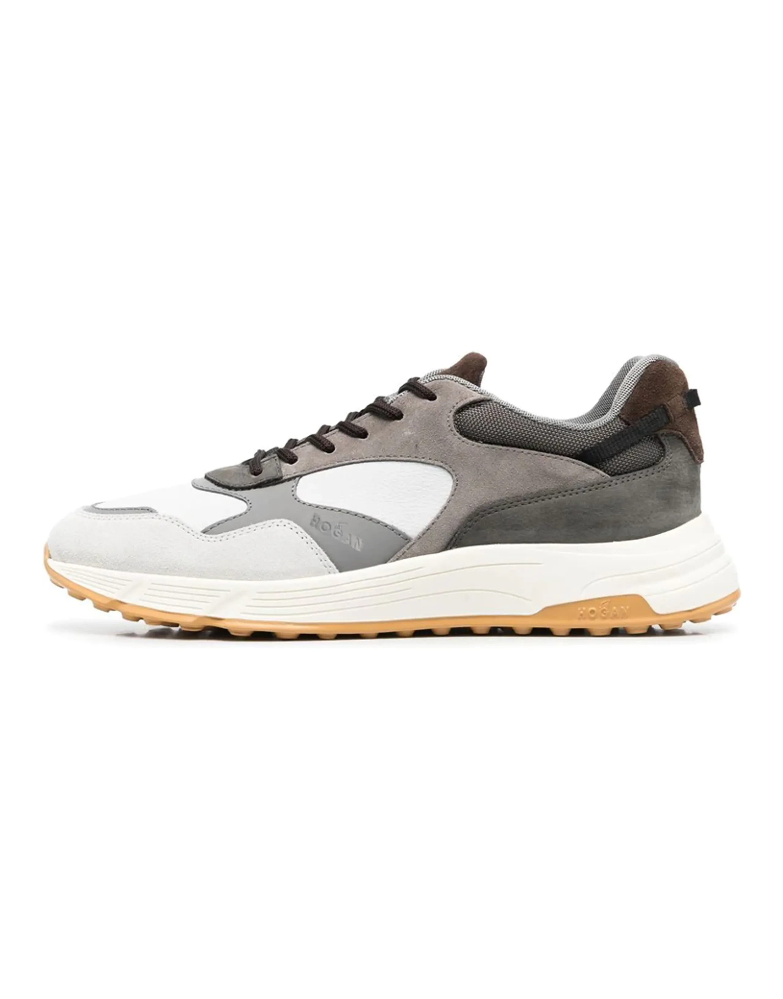 HOGAN Casual Shoes Men Low-Top White Umber
