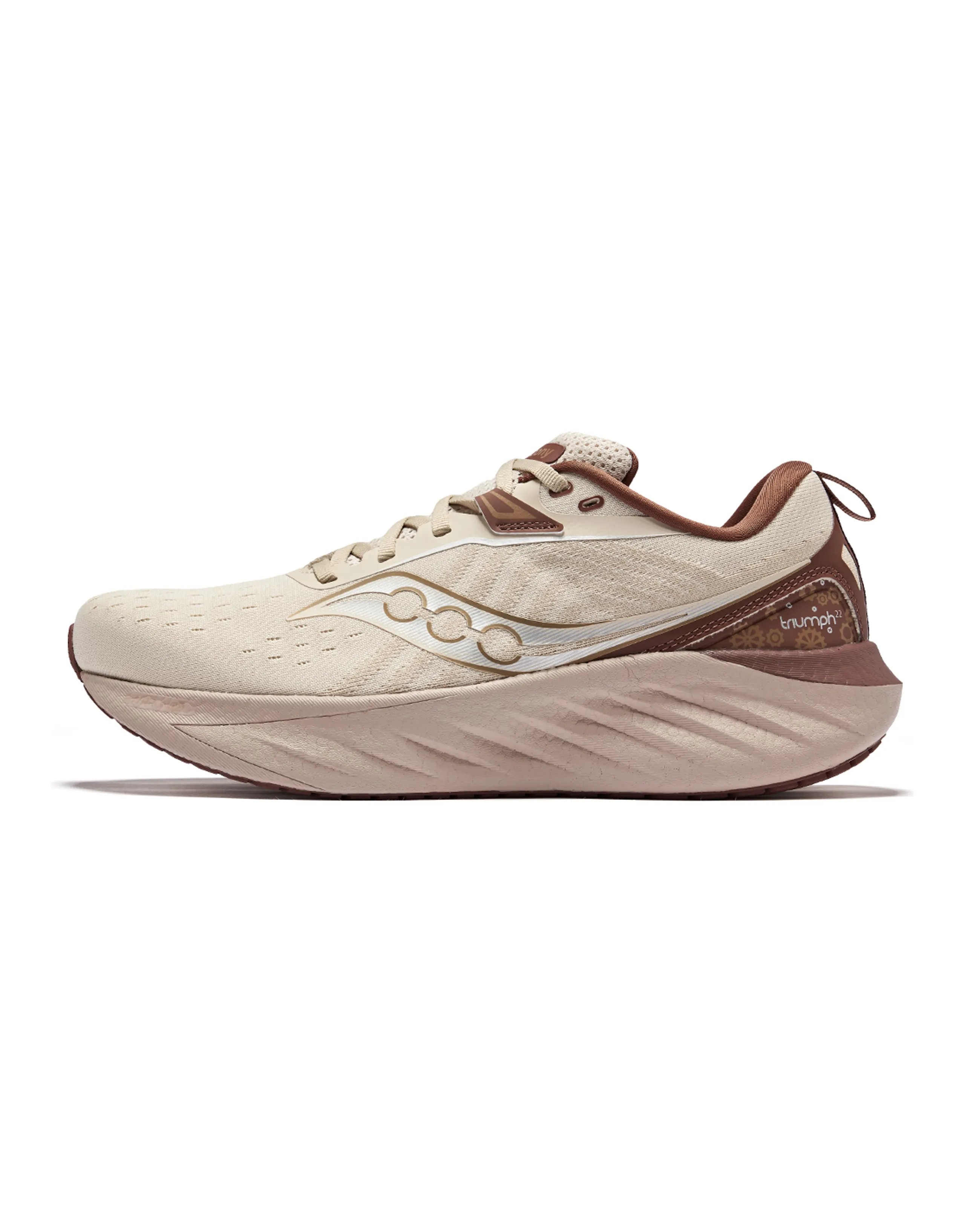 Saucony TRIUMPH 22 Running Shoes Unisex Kaki Umber