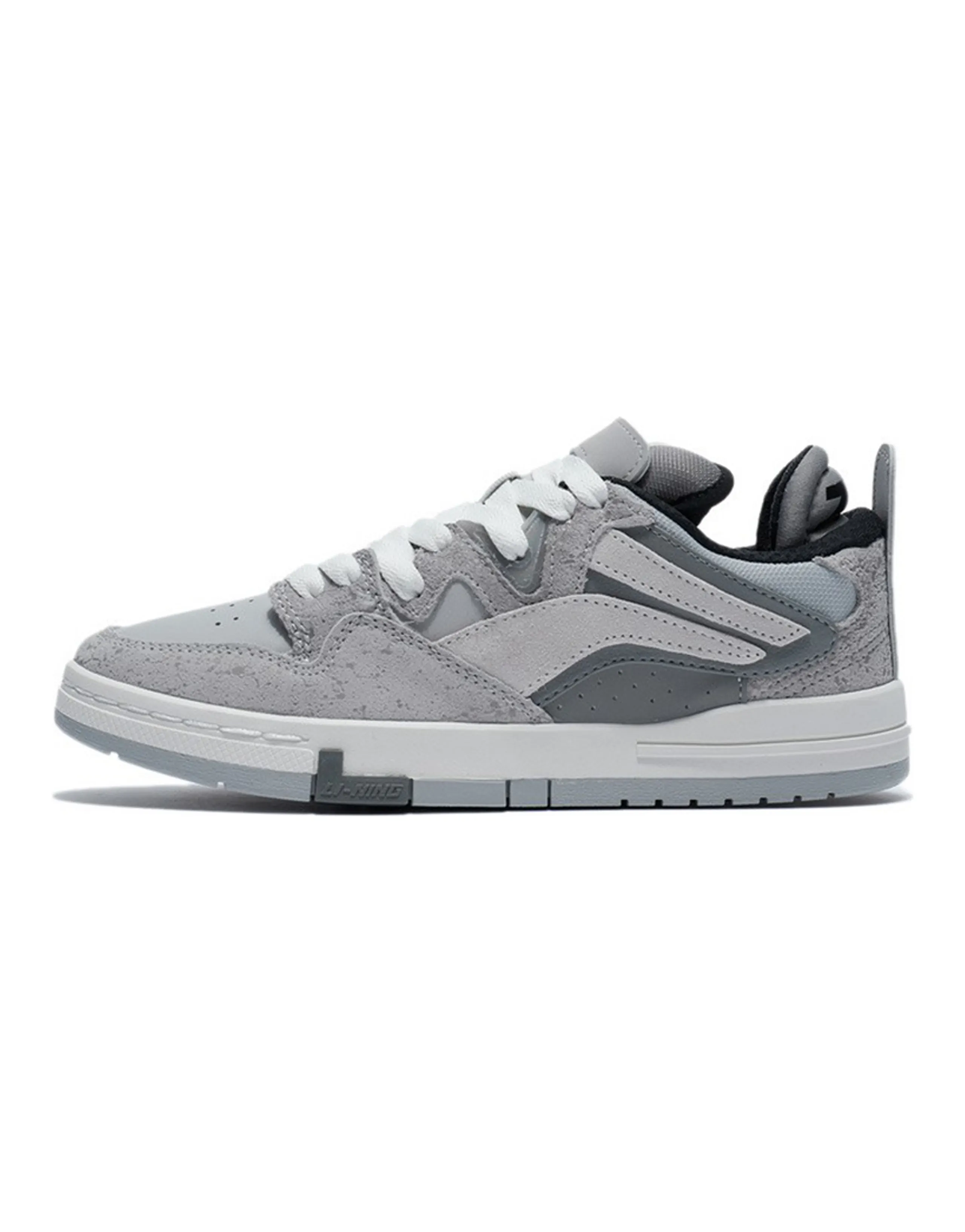LiNing Wei Wu PRO Pro Anti-Slip Wear-Resistant Low-Top Skateboard Shoes Microcrystalline Gray