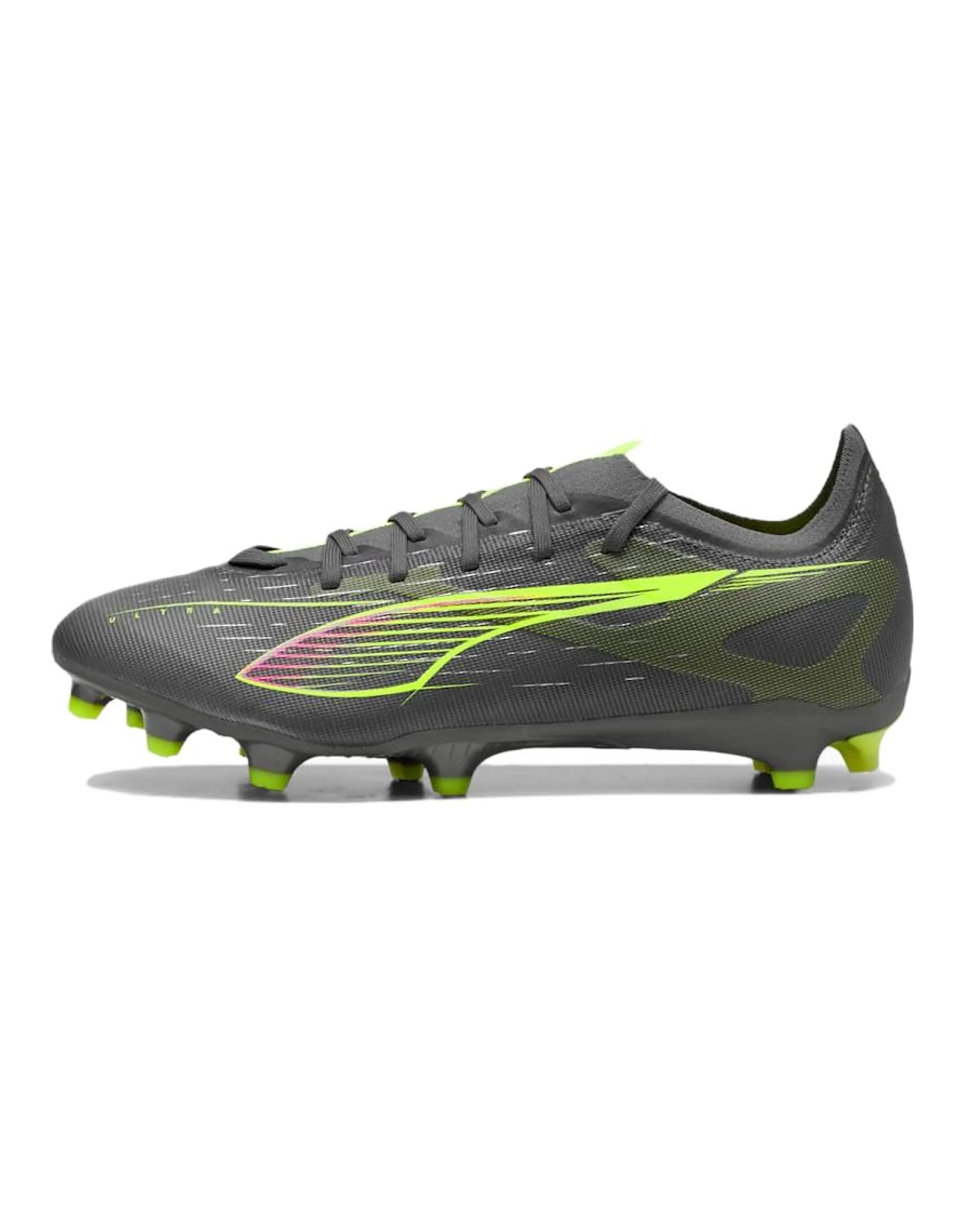 PUMA Ultra 5 Match Comfortable Durable AG (Artificial Grass) FG (Firm Ground) Wear-Resistant Soccer Cleats Men's Black