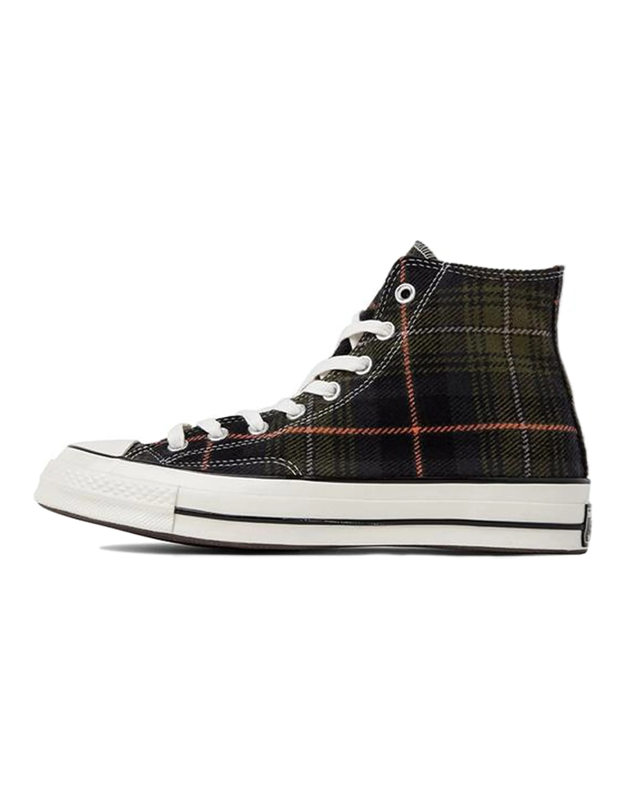 Converse Chuck Taylor All Star 70 Hi Plaid Pack Medium Olive